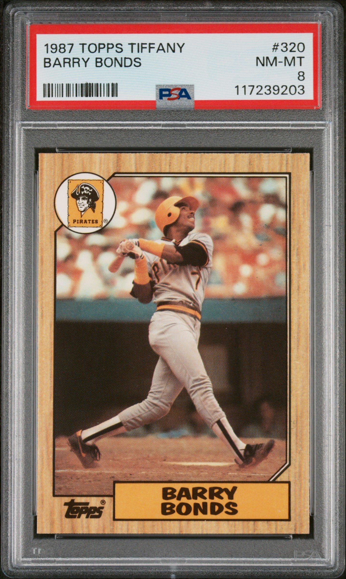 1987 Topps Tiffany 320 Barry Bonds PSA