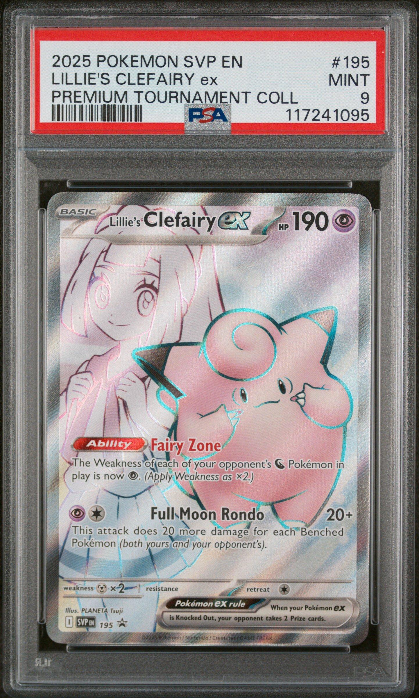 2025 Pokemon Svp En-sv Black Star Promo 195 Lillie's Clefairy Ex