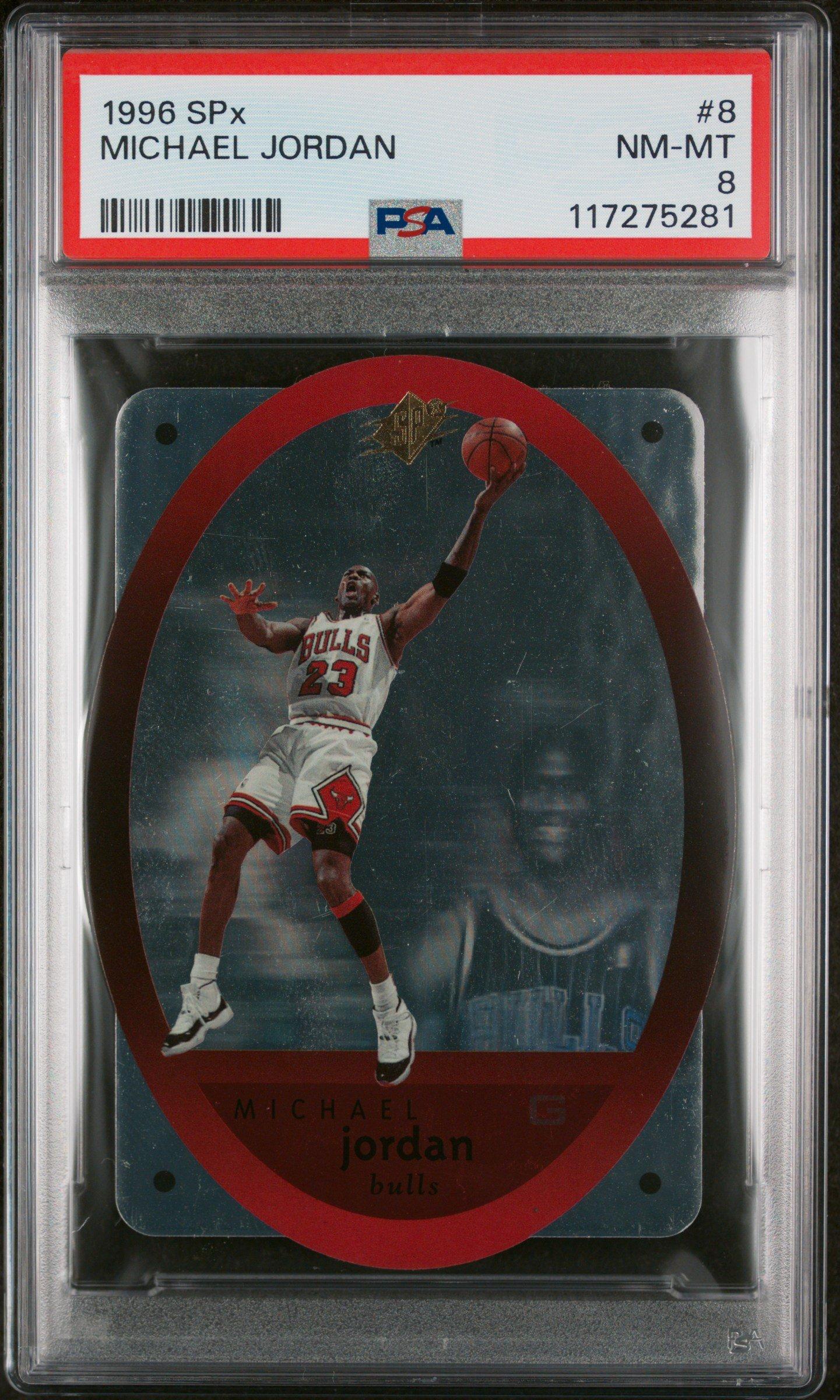 1996 Spx 8 Michael Jordan PSA 8