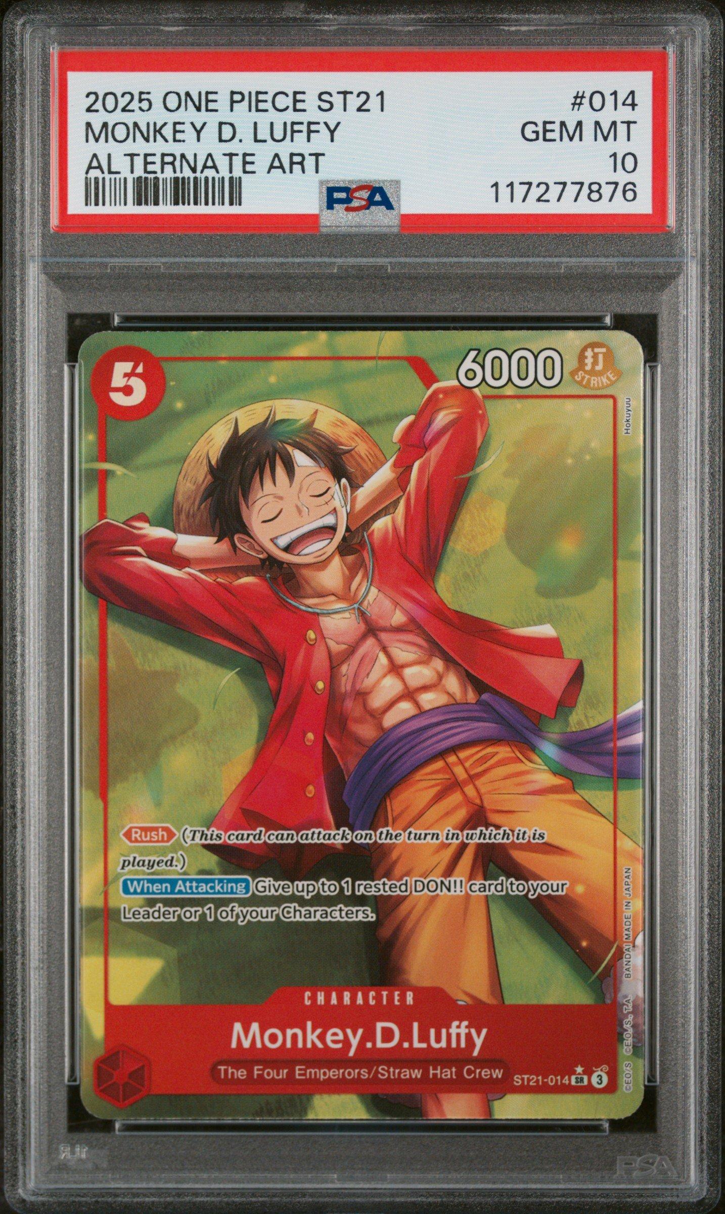 2025 One Piece Starter Deck St21-ex Gear 5 014 Monkey D. Luffy