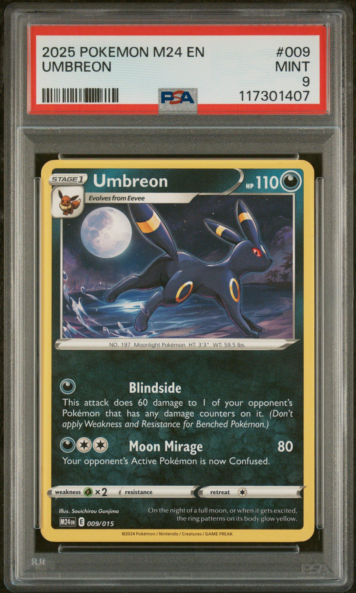 2025 Pokemon M24 En-mcdonald's Collection 009 Umbreon PSA