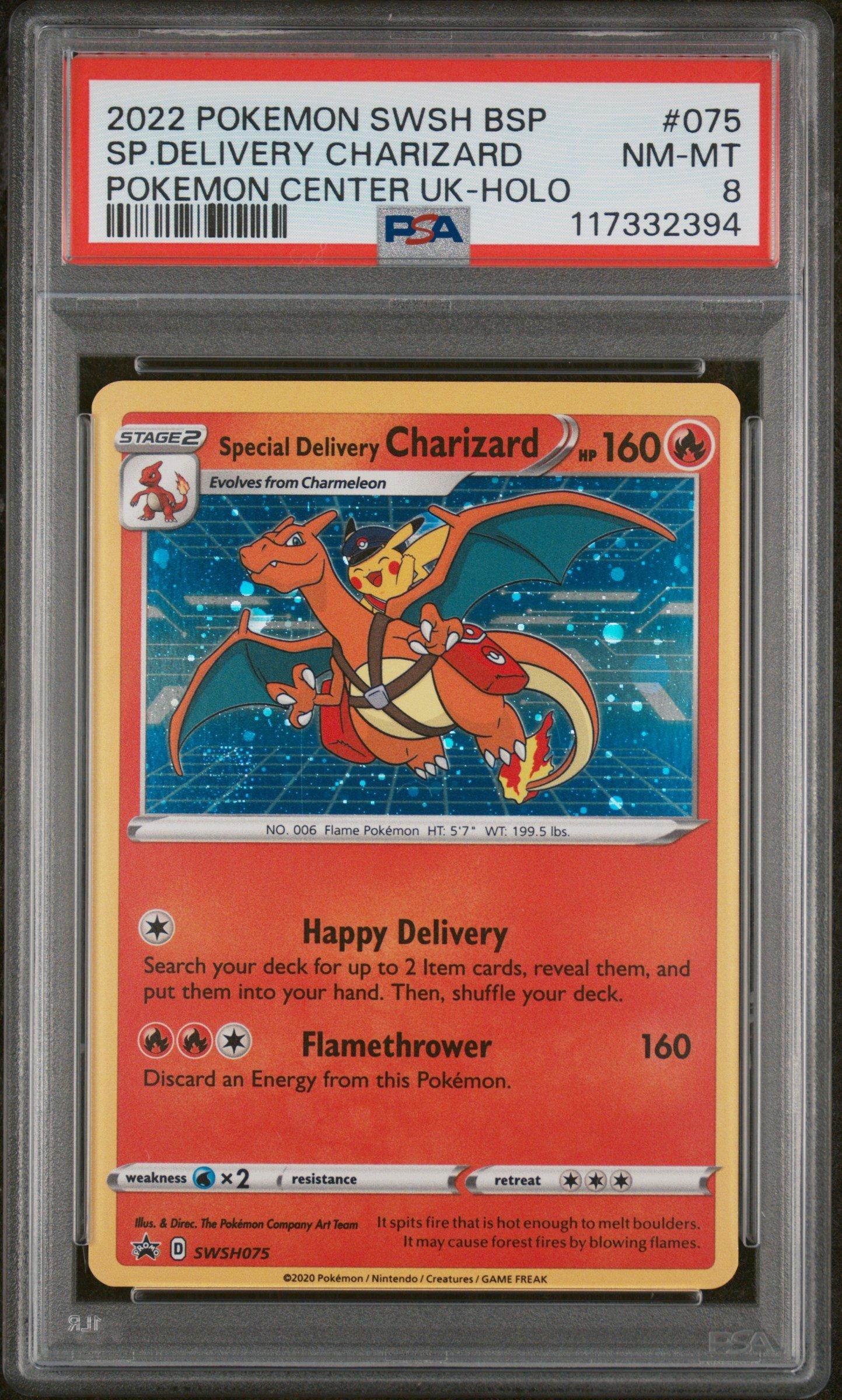 2022 Pokemon Swsh Black Star Promo 075 Special Delivery Charizard