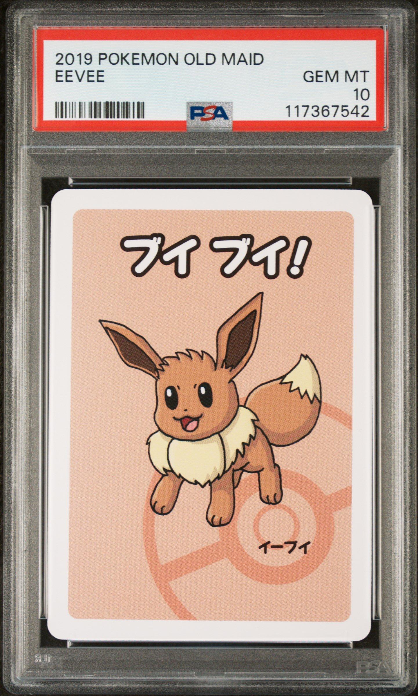 2019 Pokemon Old Maid Eevee PSA 10