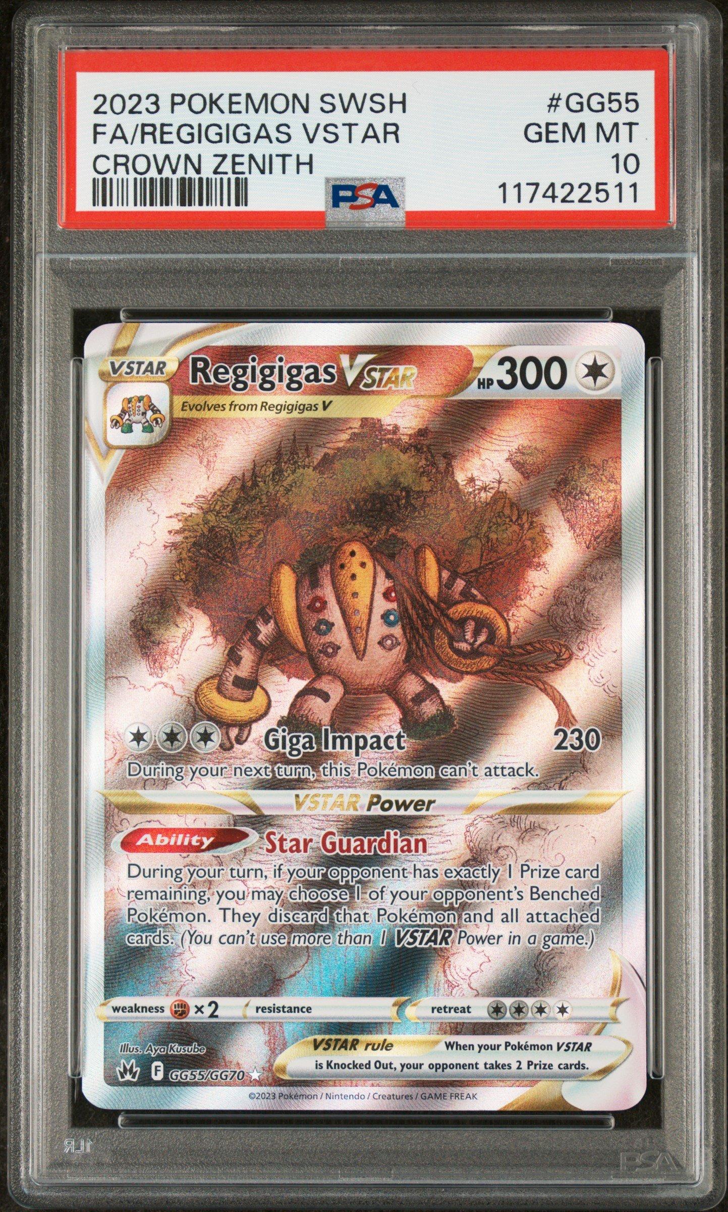2023 Pokemon Sword And Shield Crown Zenith Gg55 Full Art/regigigas