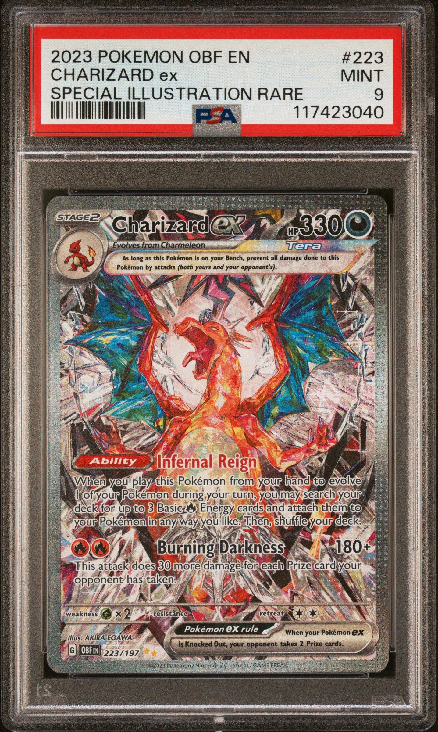 2023 Pokemon Obf En-obsidian Flames 223 Charizard Ex Special