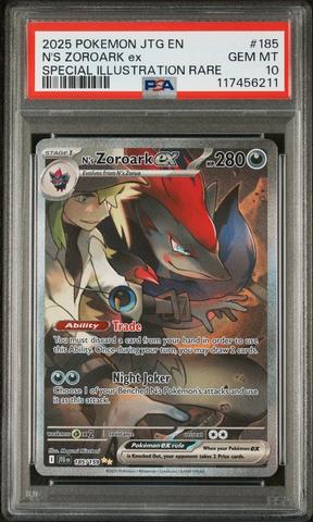 2025 Pokemon Jtg En-journey Together 185 N's Zoroark Ex