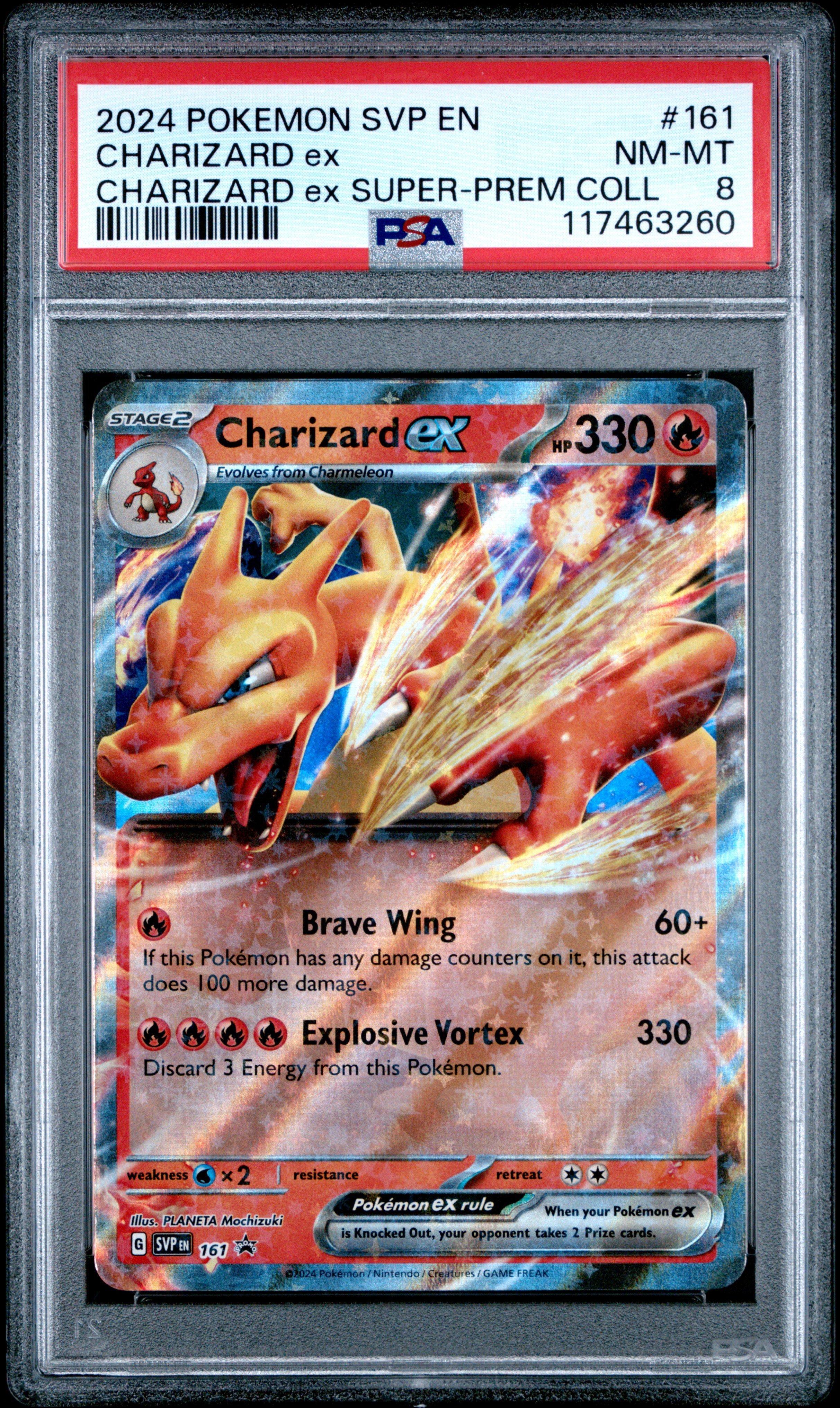 pokémon trading card game charizard ex super-premium collection Pokemon (290-8 With an unyielding Ability and devastating attack pokemon charizard ex card box