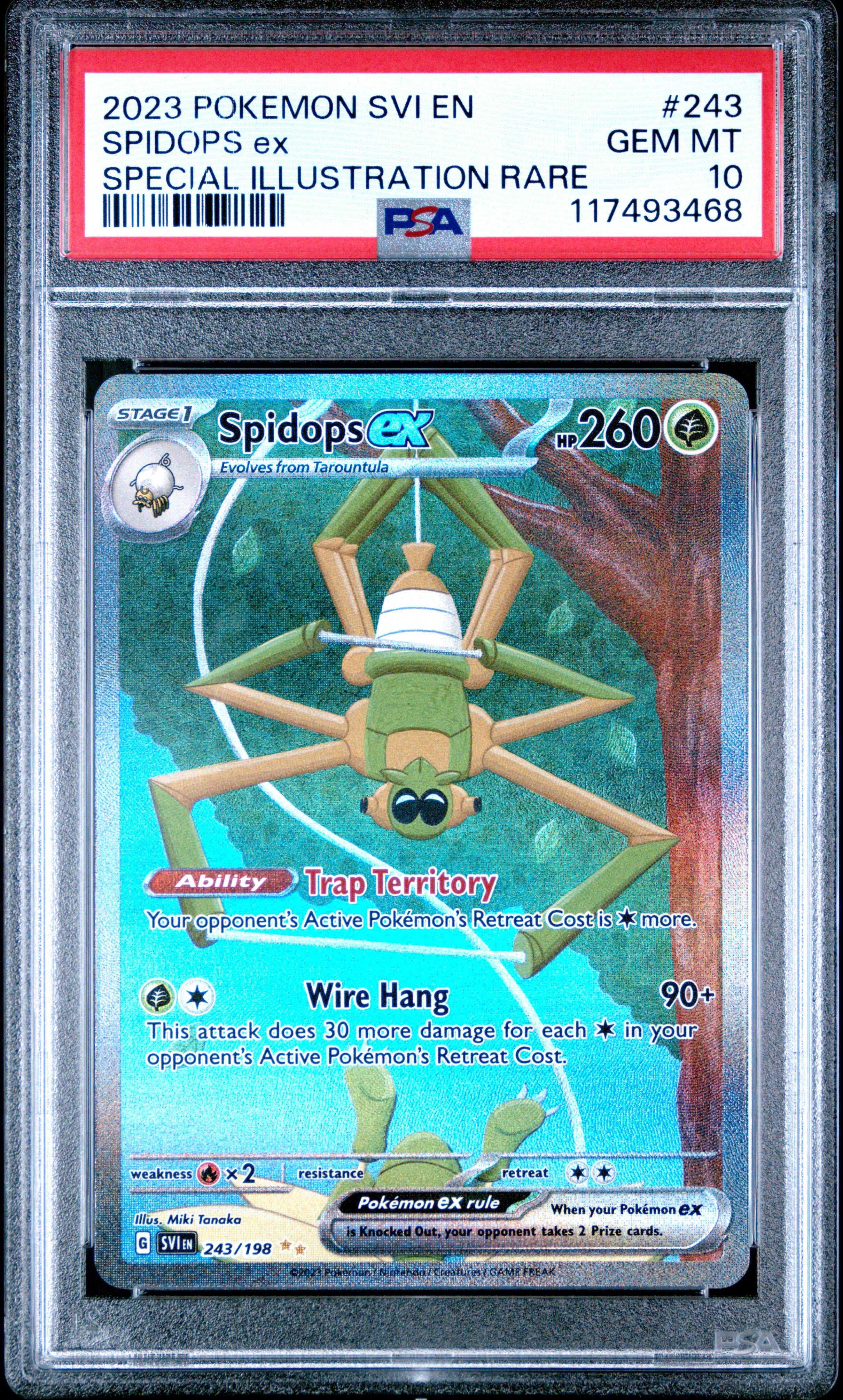 2023 Pokemon Svi En-scarlet & Violet 243 Spidops Ex Special