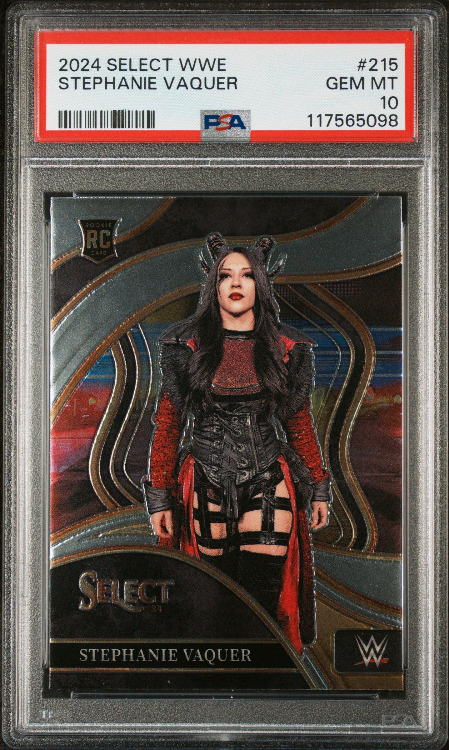2024 Panini Select Wwe 215 Stephanie Vaquer PSA 10