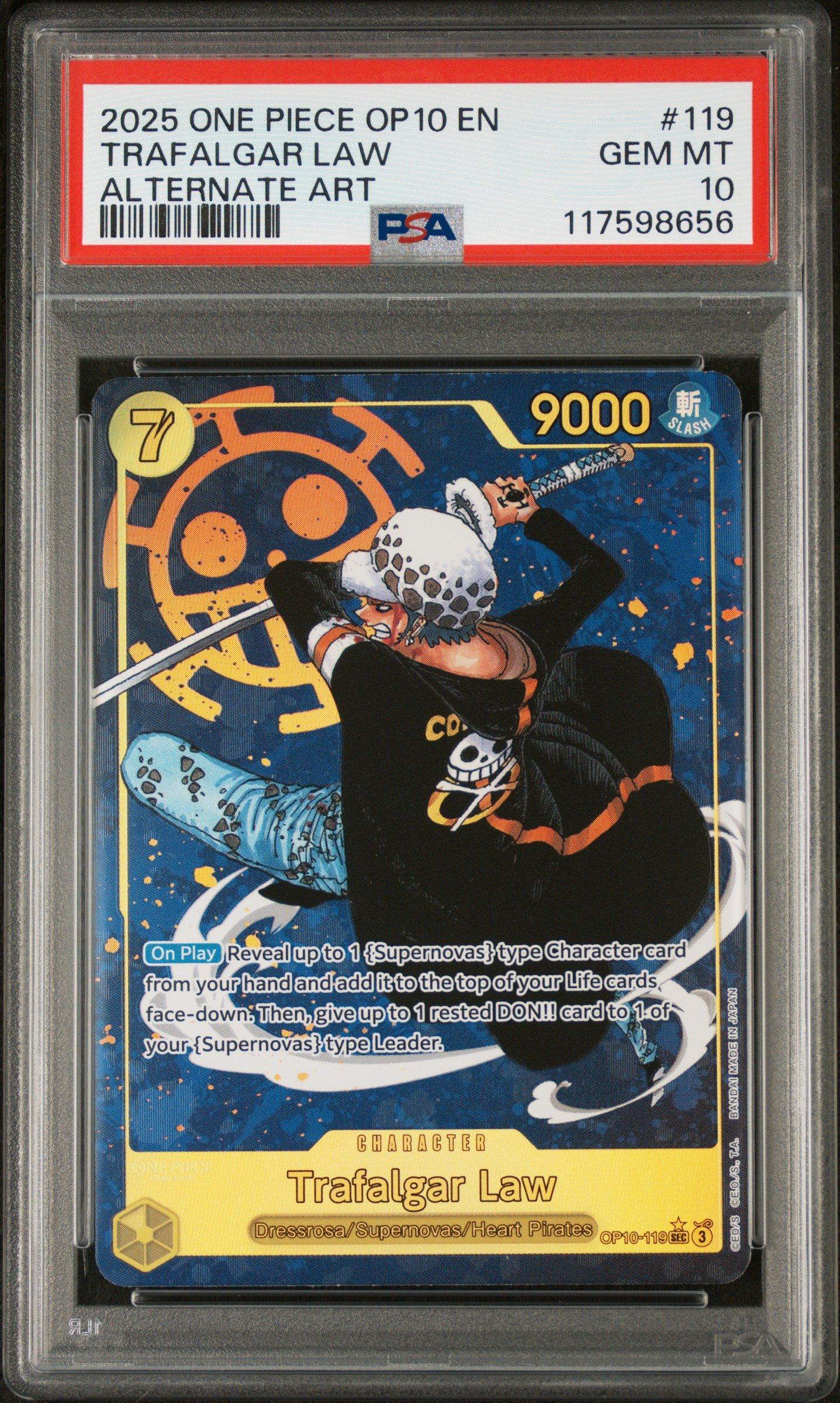 ミラバト onepiece ワンピース law ロー psa 10 ミラバト onepiece ワンピース law ロー psa 10 ミラバト onepiece