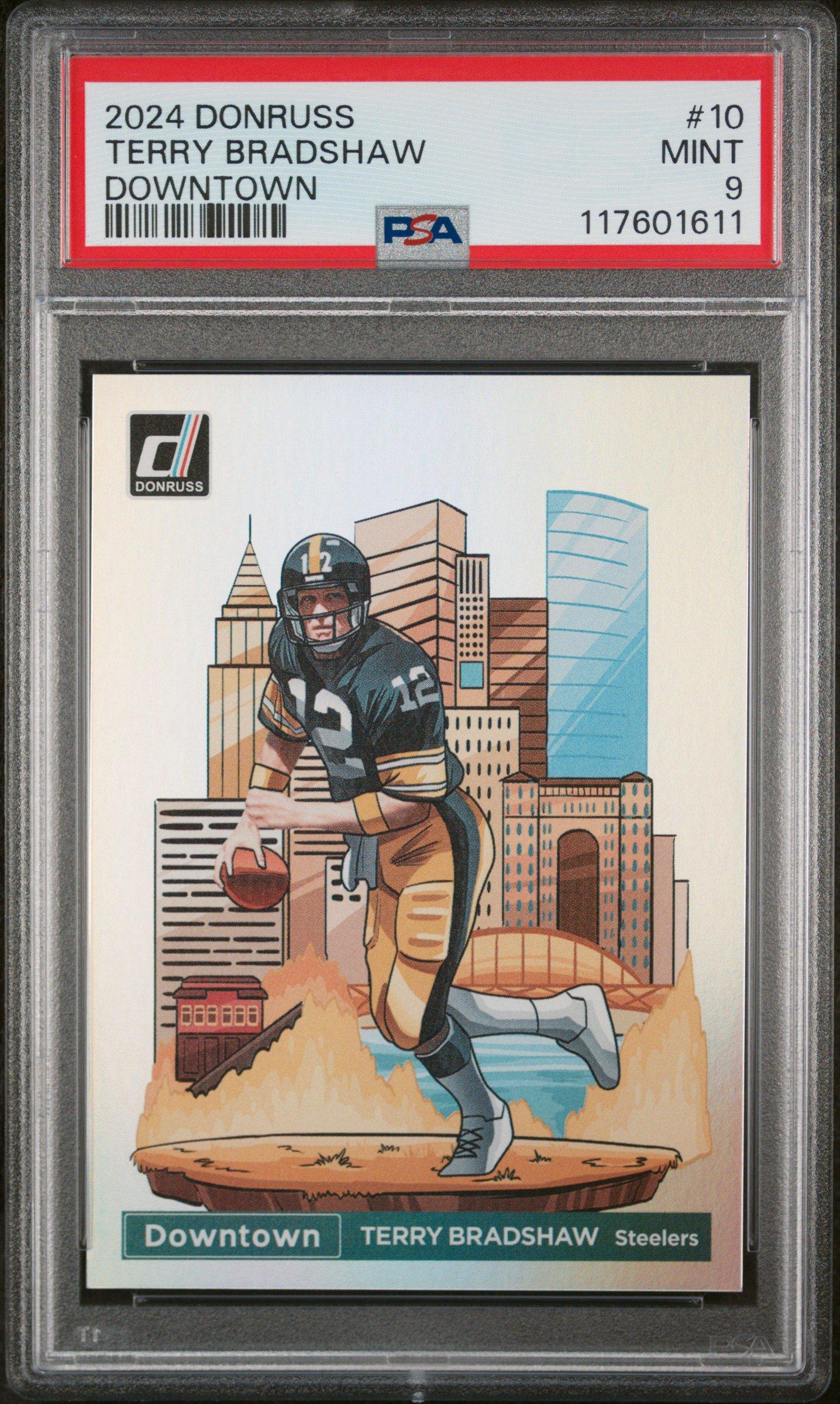 2024 Panini Donruss Downtown! 10 Terry Bradshaw PSA