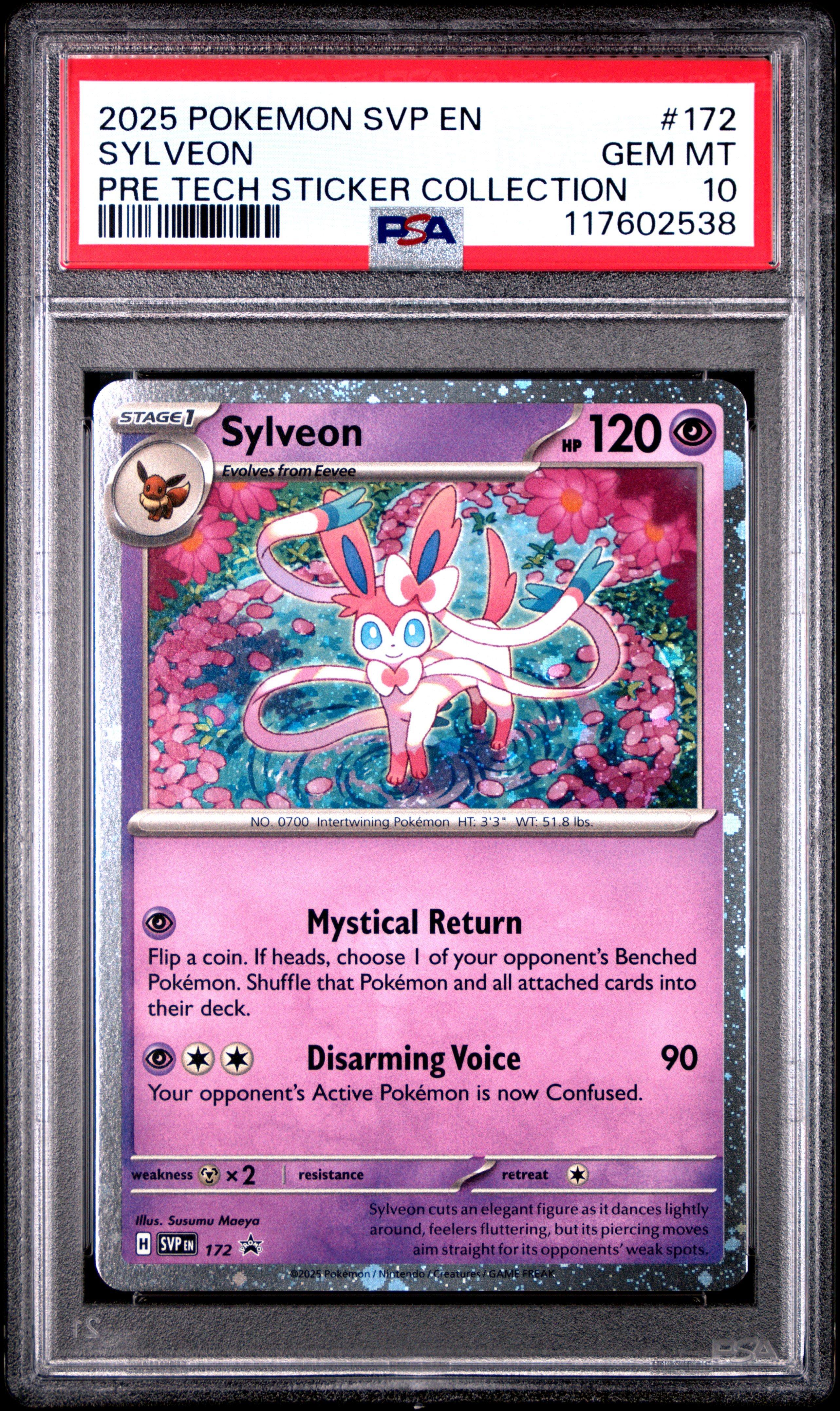 2025 Pokemon Svp En-sv Black Star Promo 172 Sylveon Prismatic