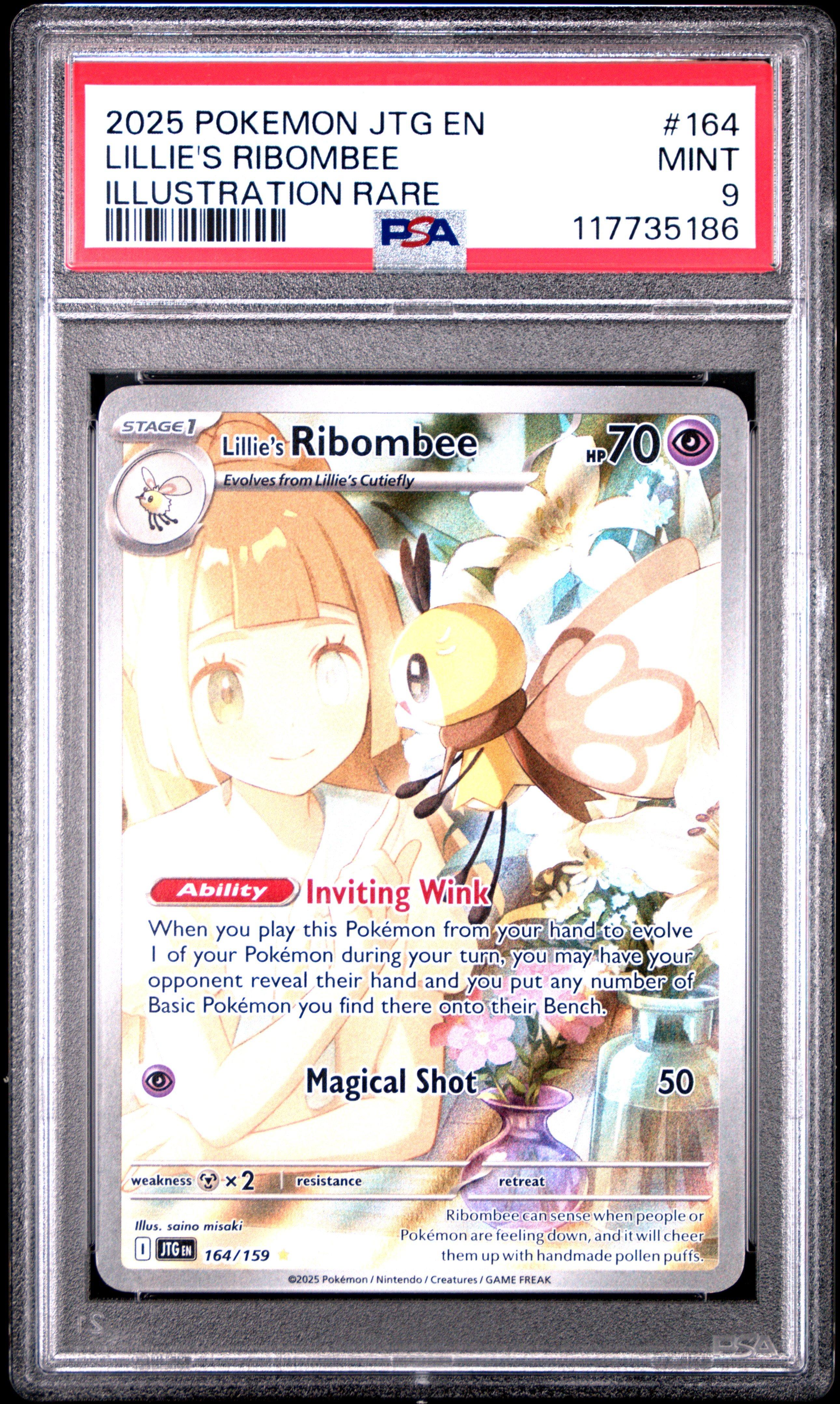 2025 Pokemon Jtg En-journey Together 164 Lillie's Ribombee