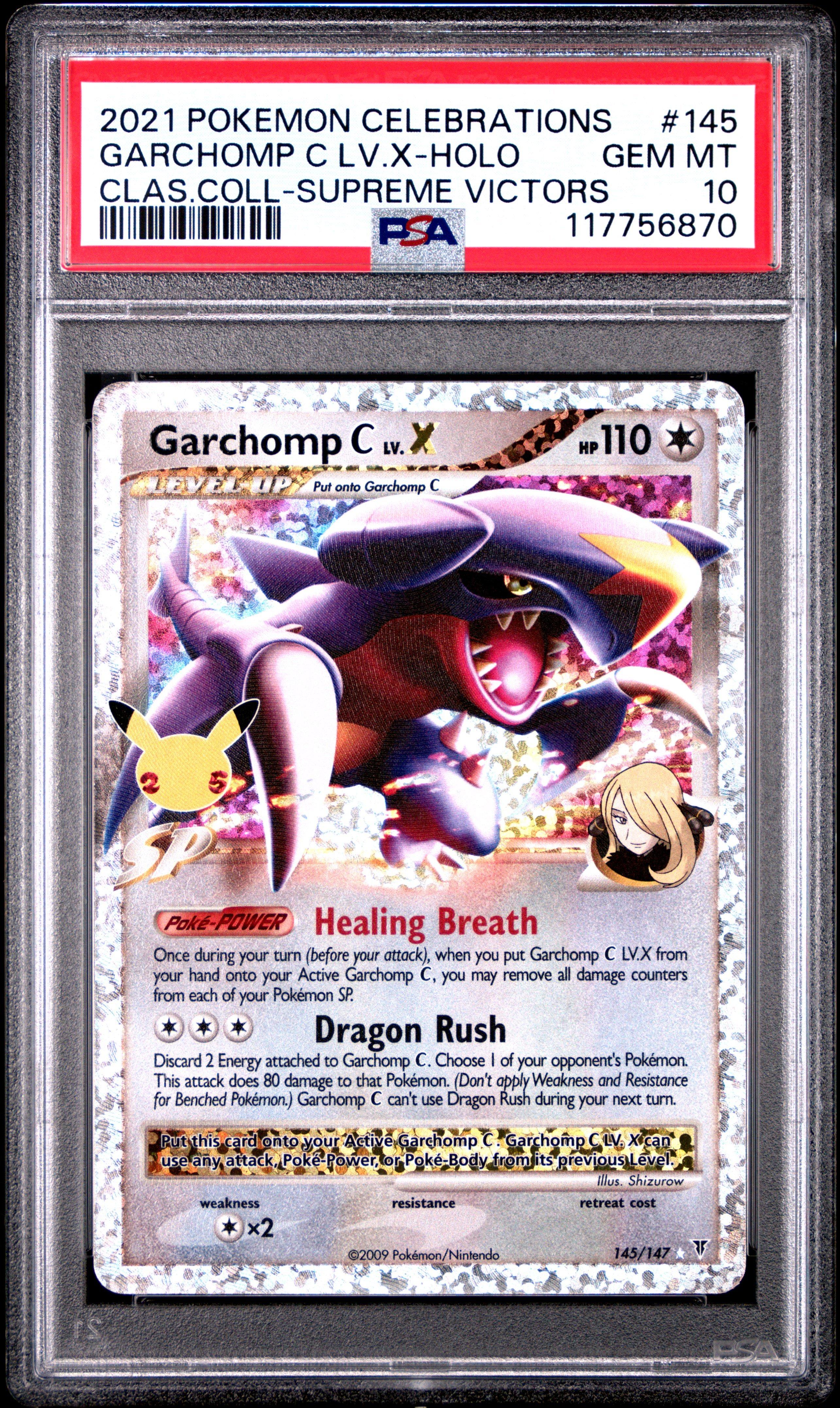 2021 Pokemon Celebrations Classic Collection 145 Garchomp C Lv.x