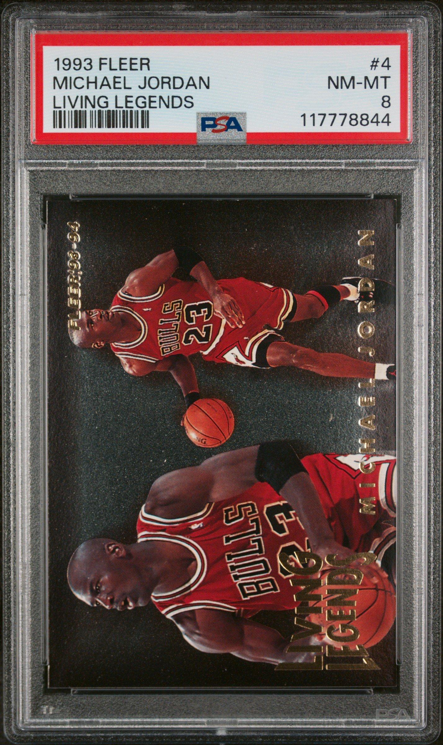 1993 Fleer Living Legends 4 Michael Jordan PSA