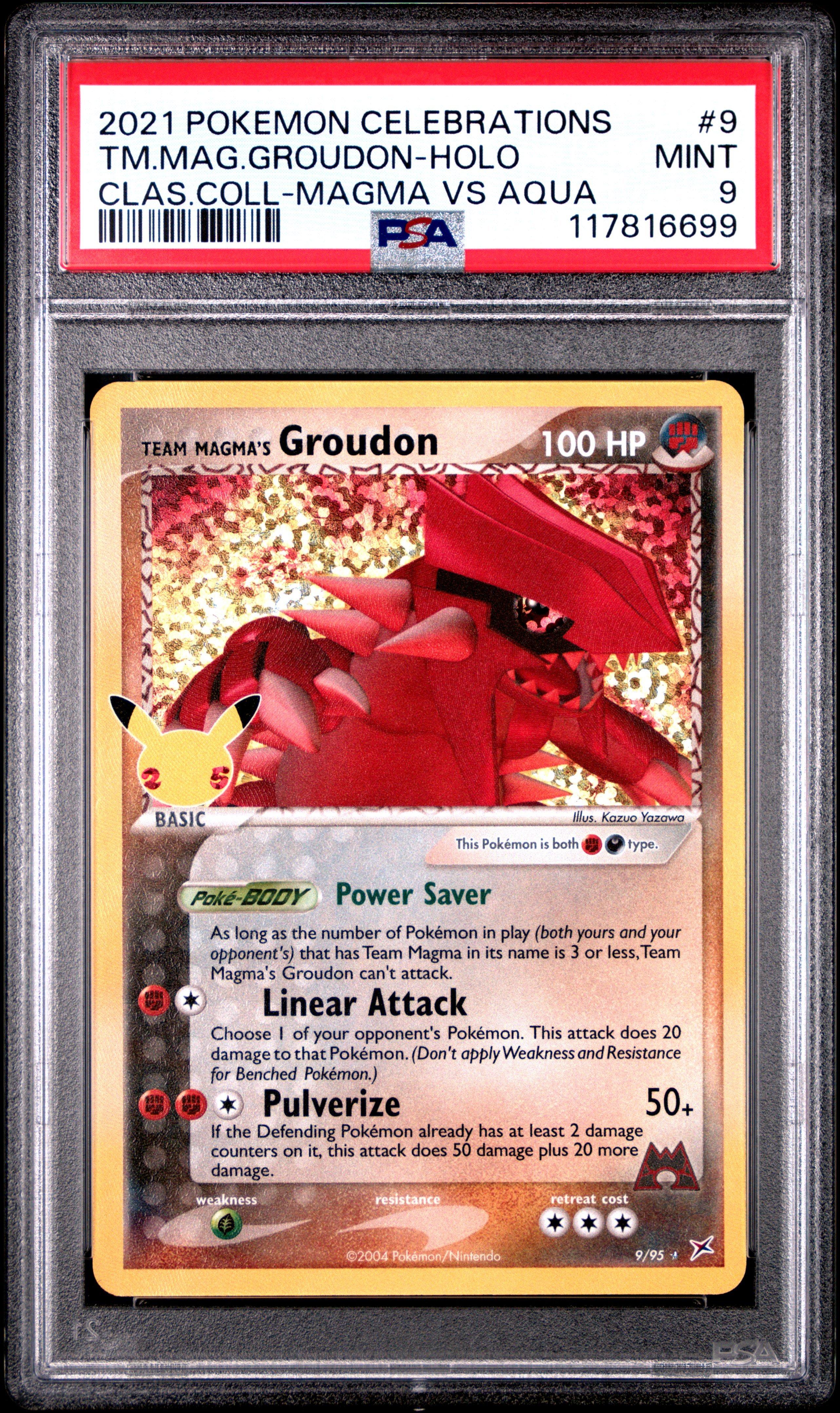 2021 Pokemon Celebrations Classic Collection 9 Team Magma's