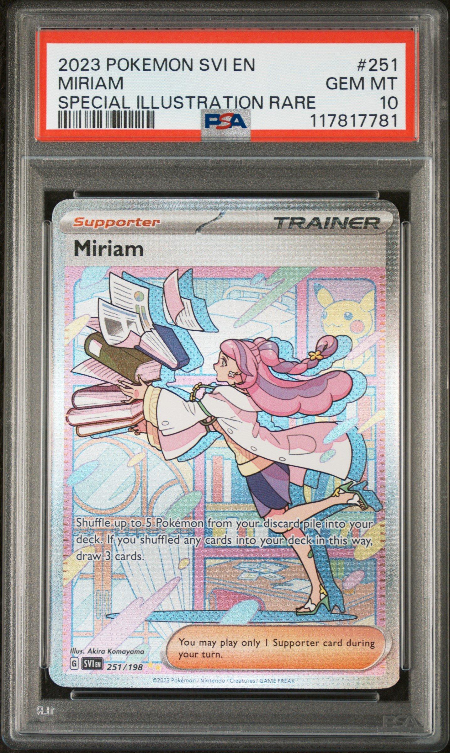 2023 Pokemon Svi En-scarlet & Violet 251 Miriam Special