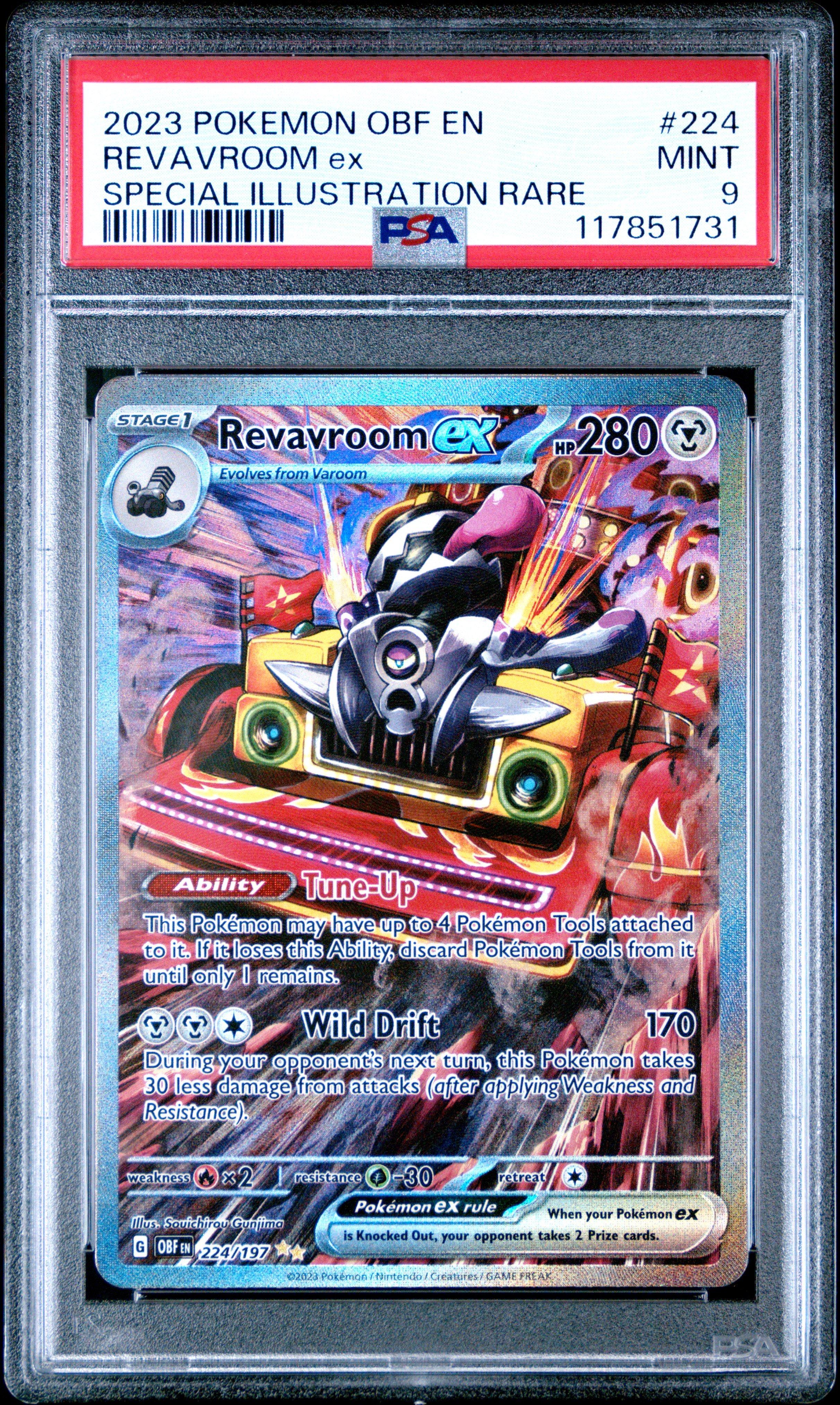 revavroom ex pokemon card 2023 - Scarlet & Violet - Obsidian Flames Ability  Tune Revavroom ex - 224/197 -
