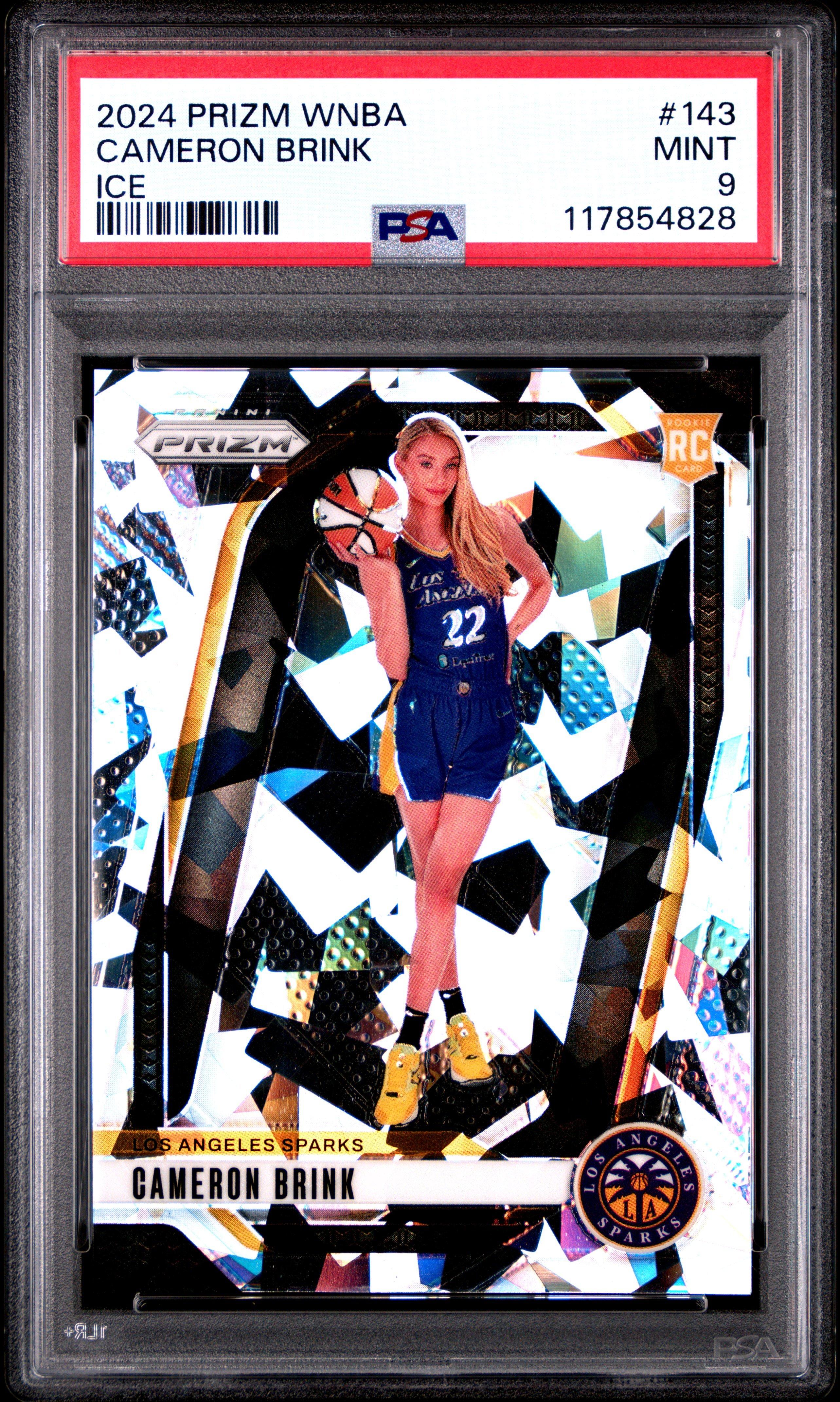 2024 Panini Prizm Wnba 143 Cameron Brink Ice PSA 9