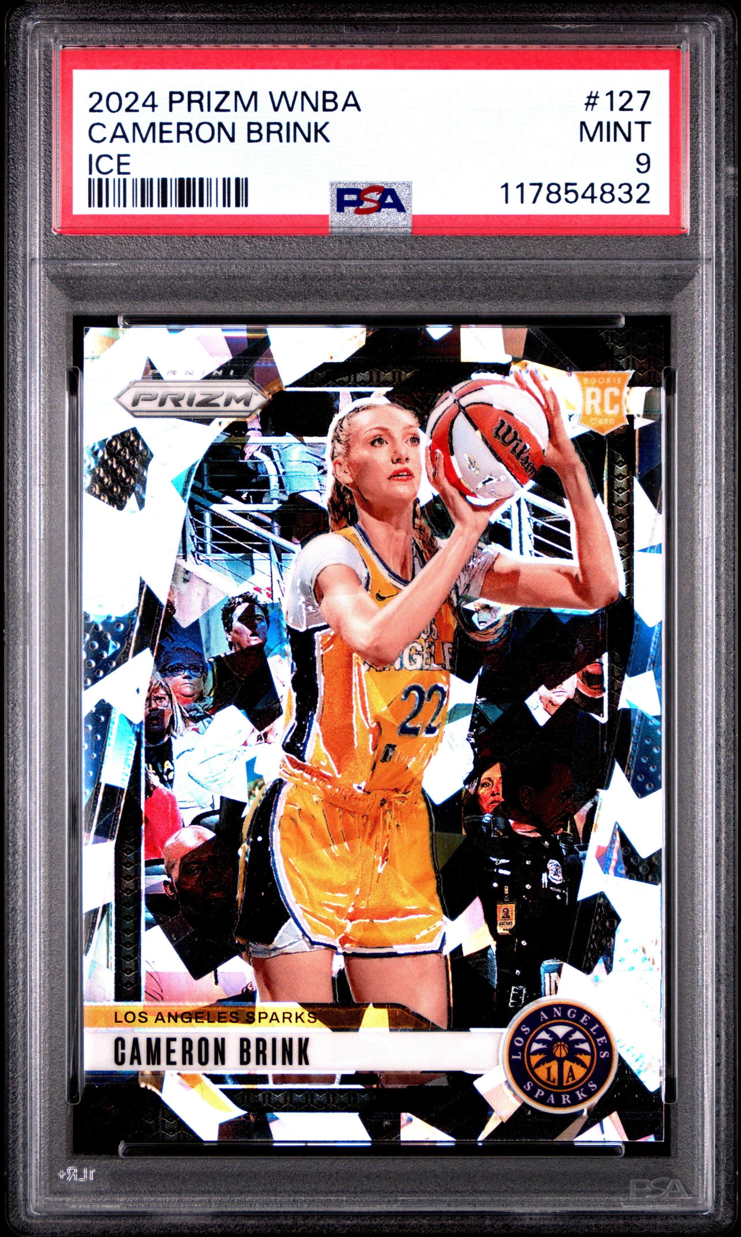 2024 Panini Prizm Wnba 127 Cameron Brink Ice PSA 9