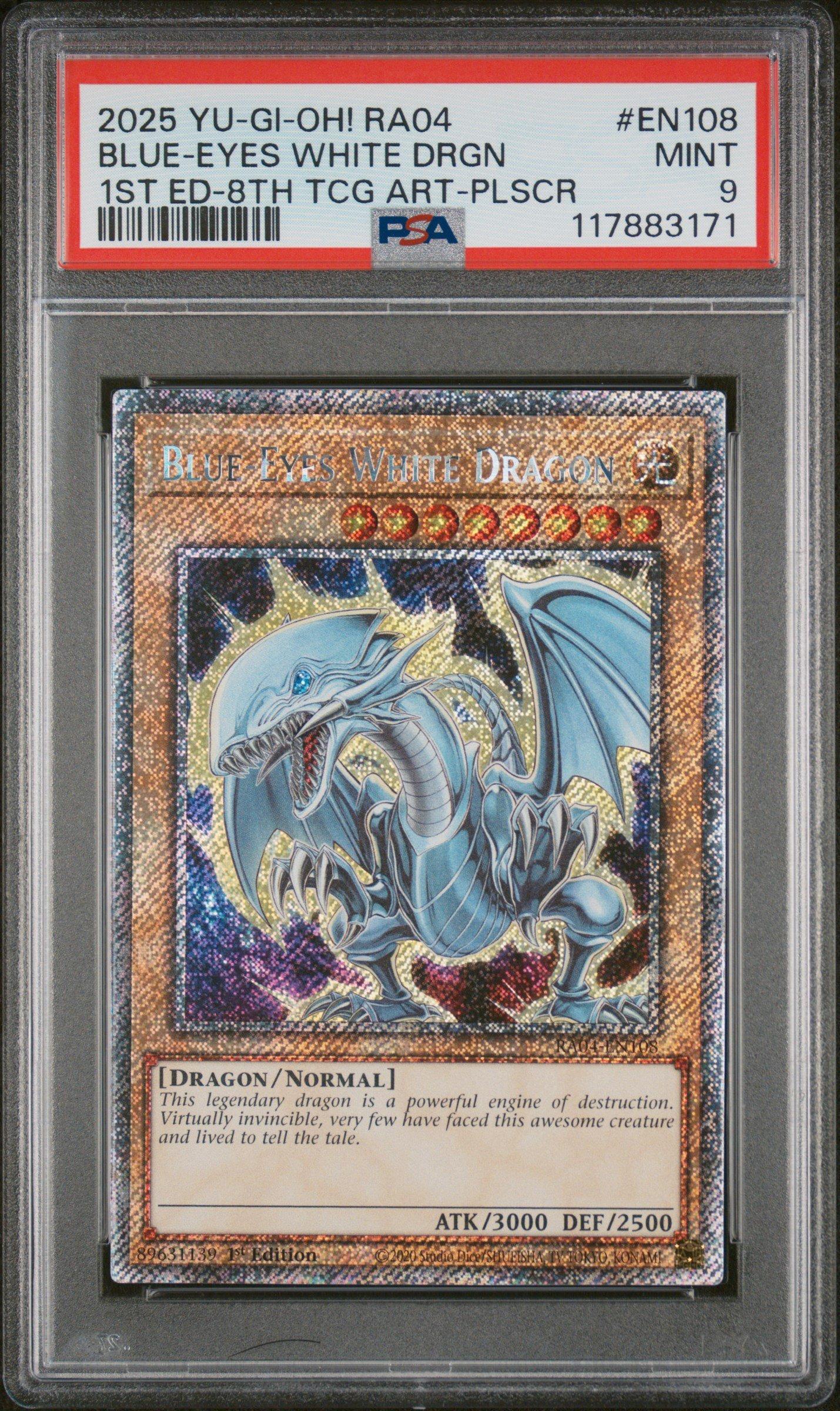 2025 Yu-gi-oh! Ra04-quarter Century Stampede En108 Blue-eyes White