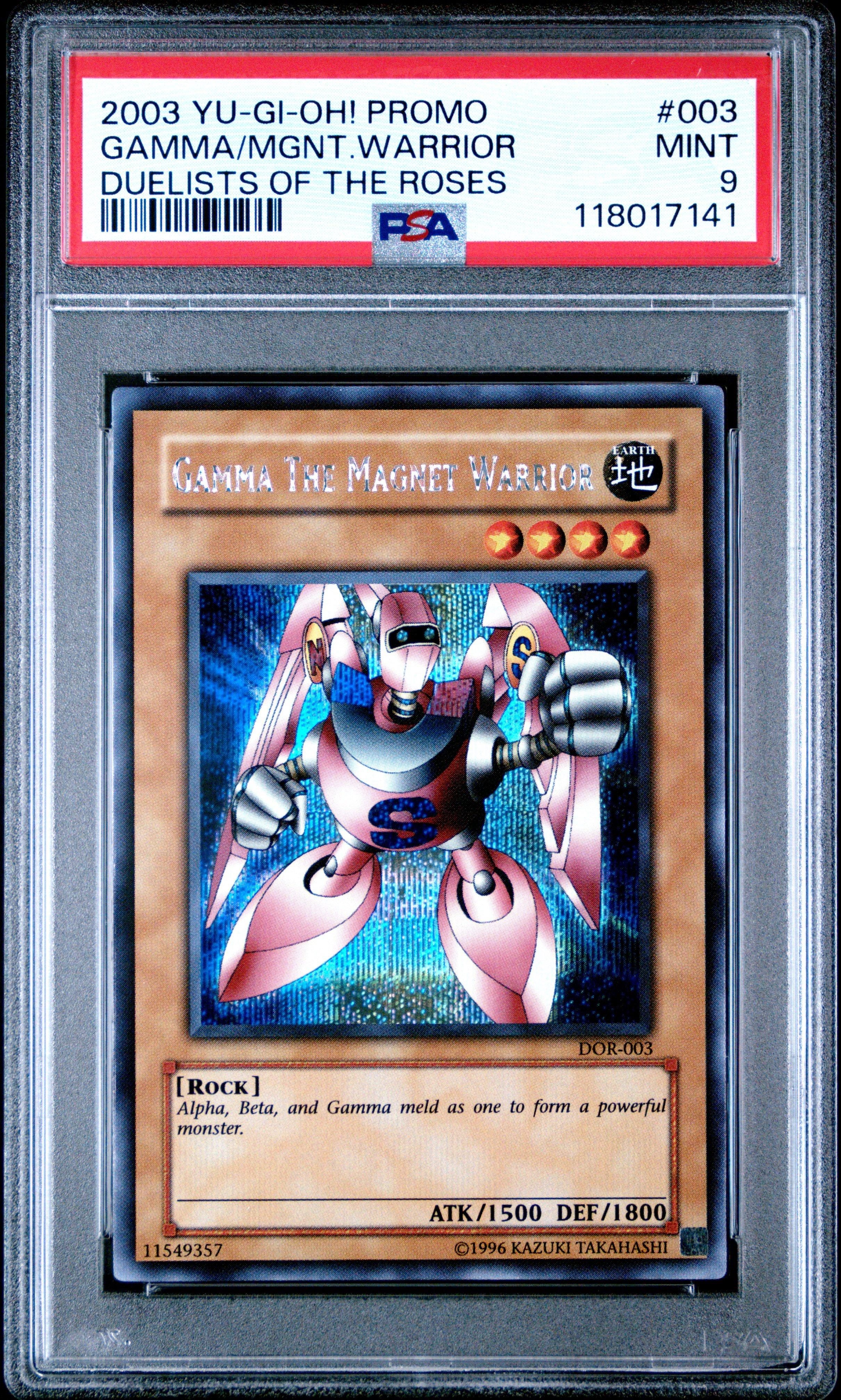 2003 yugioh cards 2003 Yu-gi-oh! Starter Deck: Pegasus 001 Relinquished 1st Edition PSA 9  Graded Card