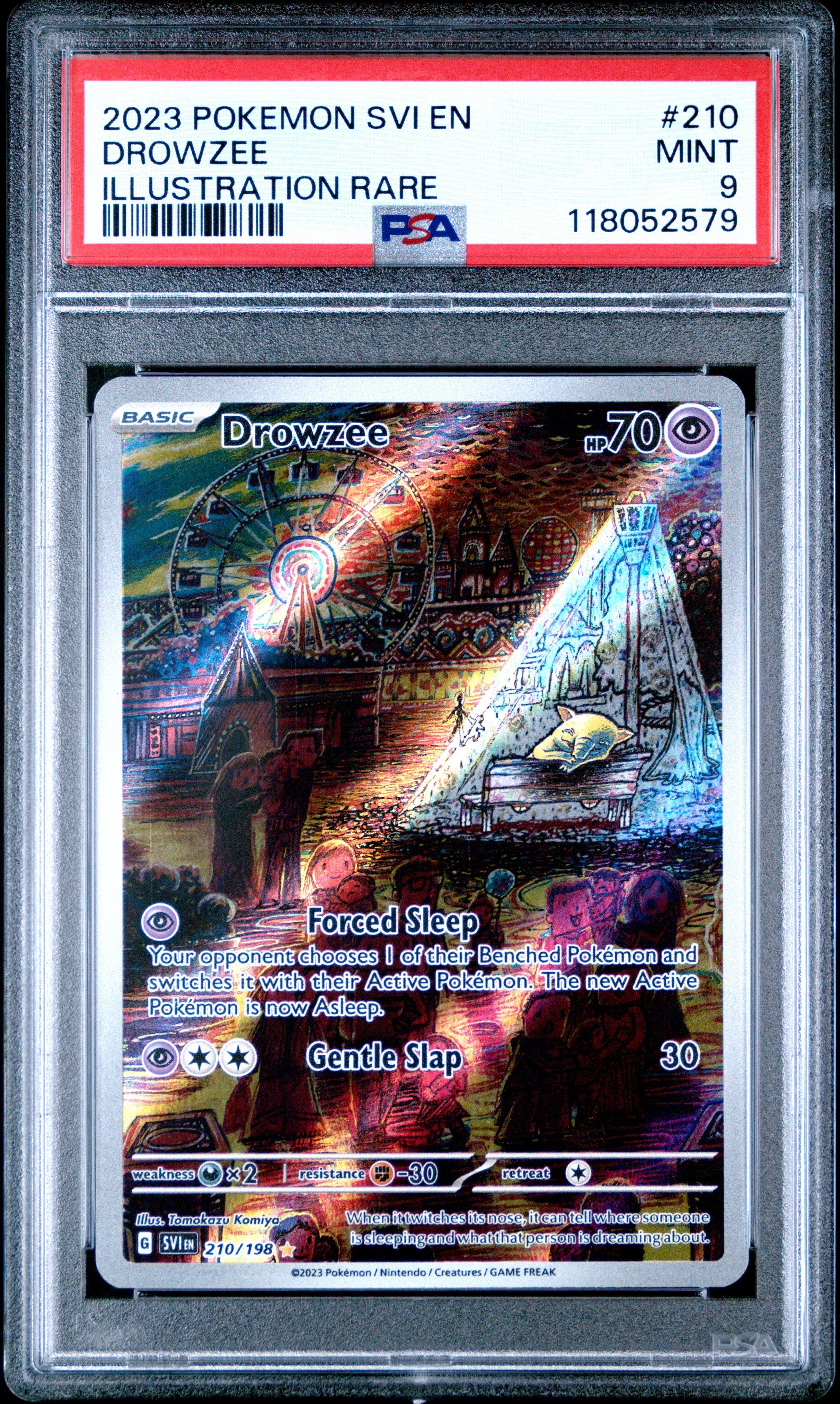 2023 Pokemon Svi En-scarlet & Violet 210 Drowzee Illustration Rare