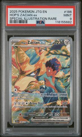 2025 Pokemon Jtg En-journey Together 186 Hop's Zacian Ex Special