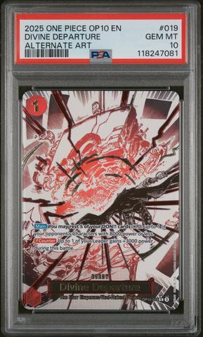 【PSA10】 HONESTY IMPACT ALTERNATE ART 2025 One Piece Japanese Op11-a Fist Of Divine Speed 018