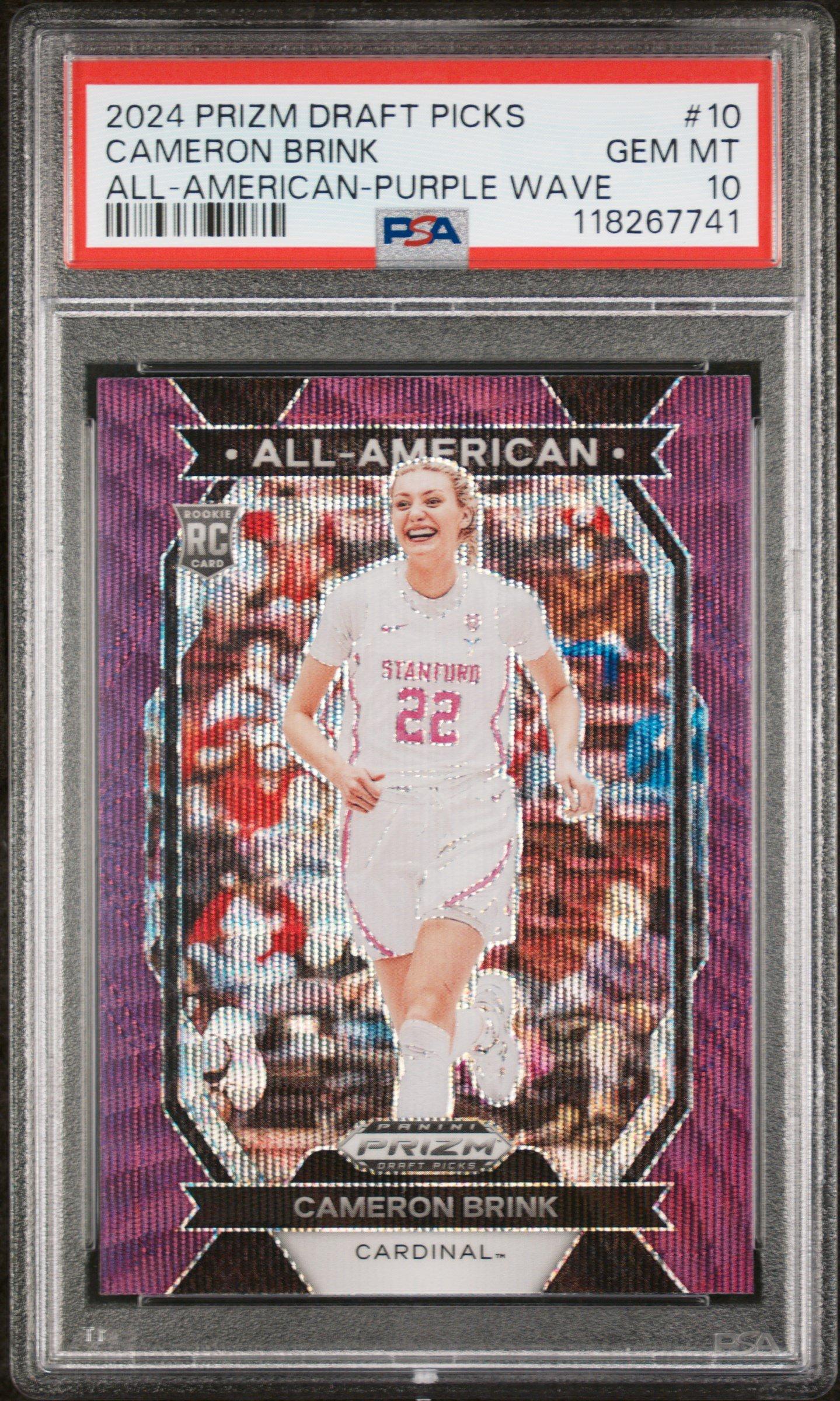 2024 Panini Prizm Draft Picks All-american 10 Cameron Brink Purple