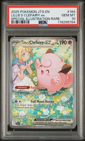2025 Pokemon Jtg En-journey Together 184 Lillie's Clefairy