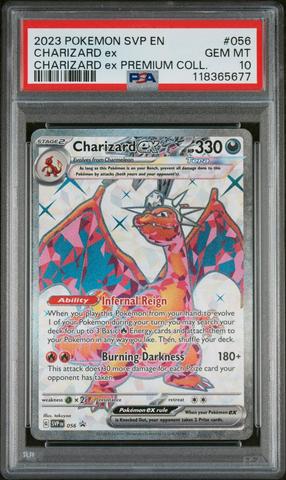 [英語版] 2023 ポケモン Charizard ex PSA10 海外 2023 Pokemon Svp En-sv Black Star Promo 056 Charizard Ex Charizard