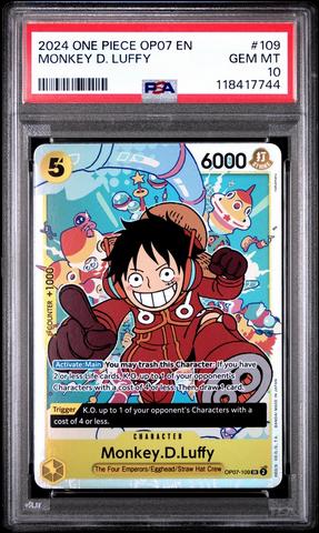 2024 One Piece Op07-500 Years In The Future 109 Monkey D. Luffy