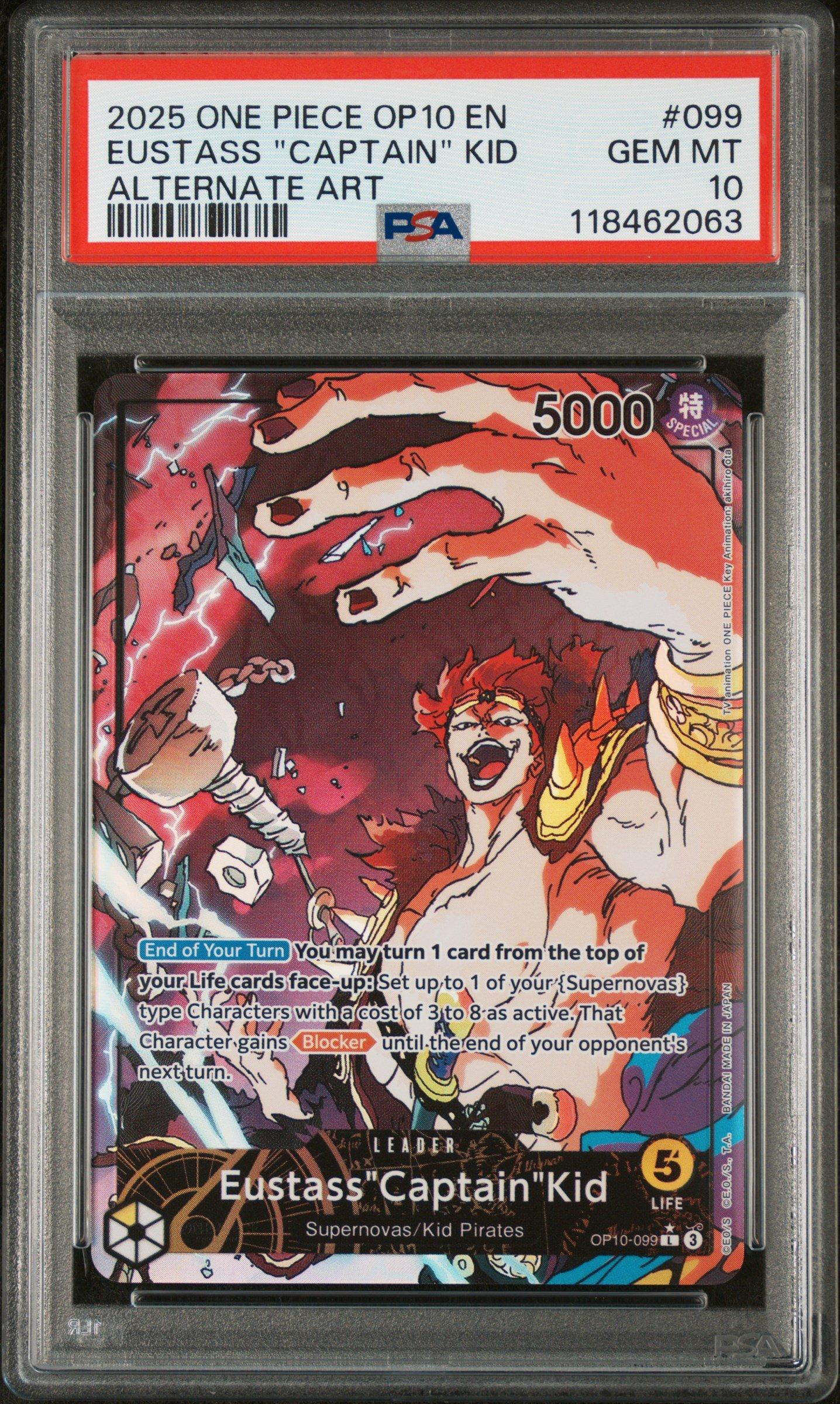 2025 One Piece Op10-royal Blood 099 Eustass 