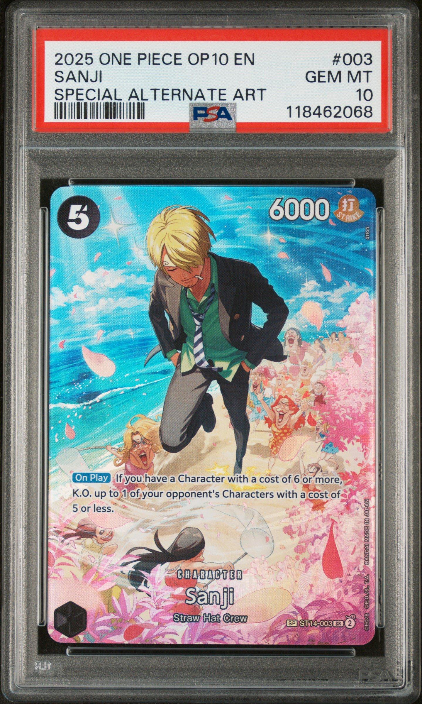 2025 One Piece Op10-royal Blood 003 Sanji Special Alternate Art