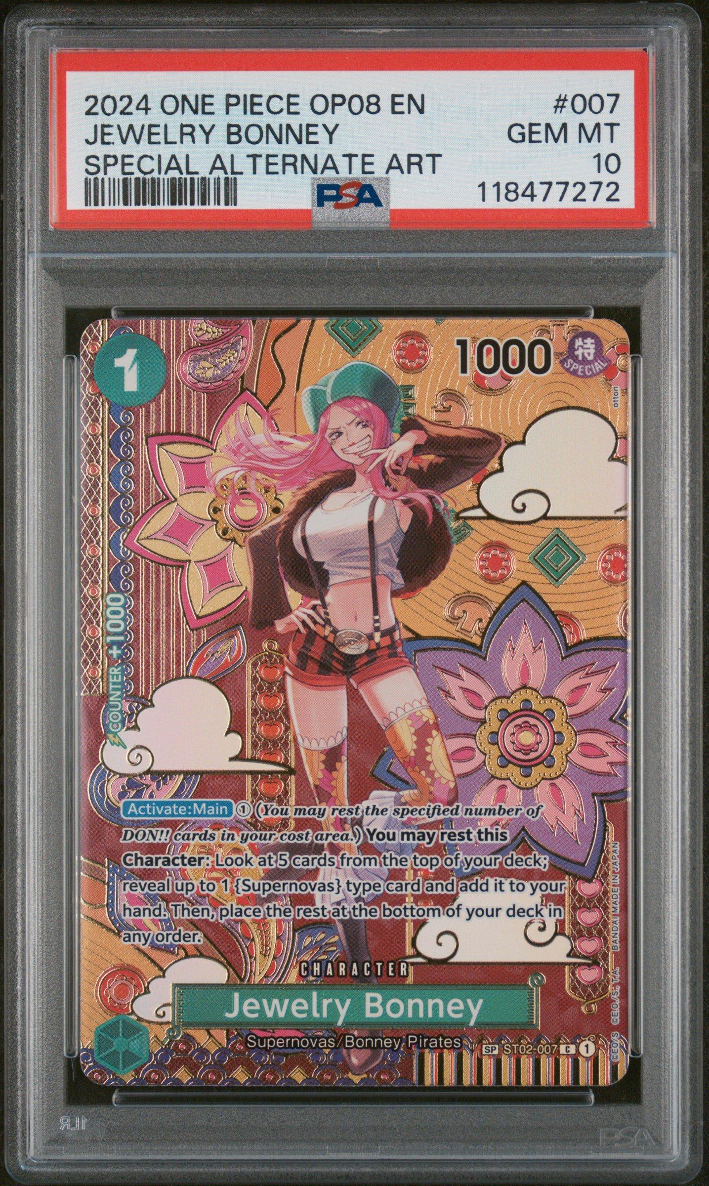 2024 One Piece Op08-two Legends 007 Jewelry Bonney Special