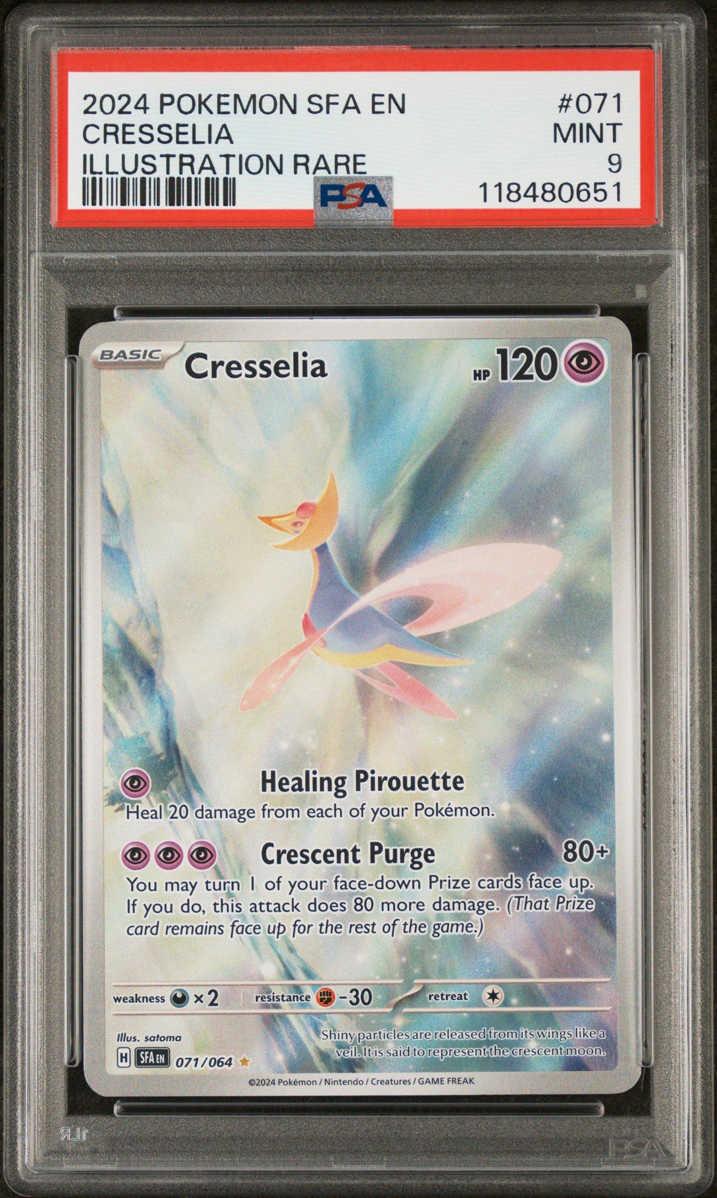 2024 Pokemon Sfa En-shrouded Fable 071 Cresselia Illustration Rare PSA 9  Graded Card | GameStop