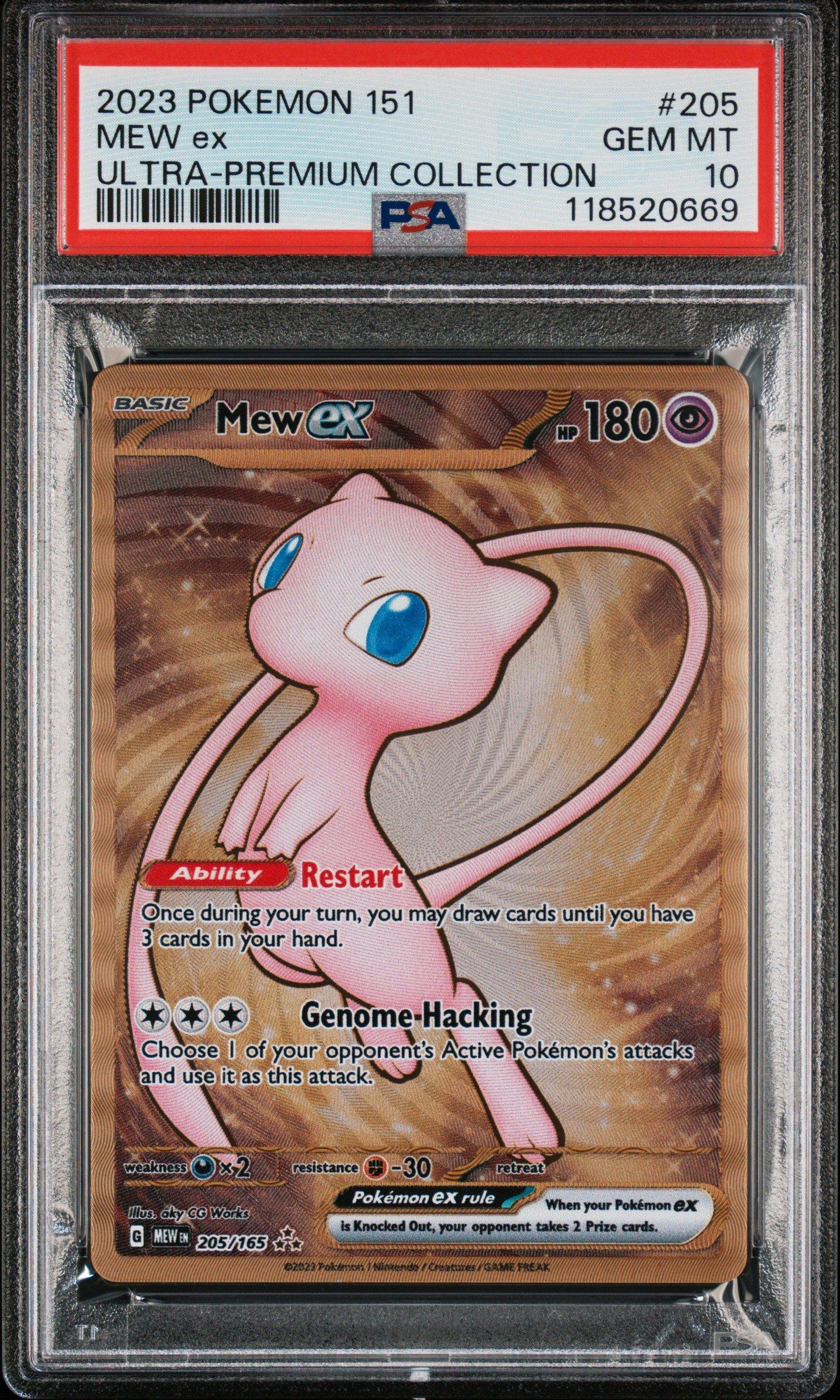 2023 Pokemon 151 Ultra-premium Collection 205 Mew Ex PSA 10 Graded