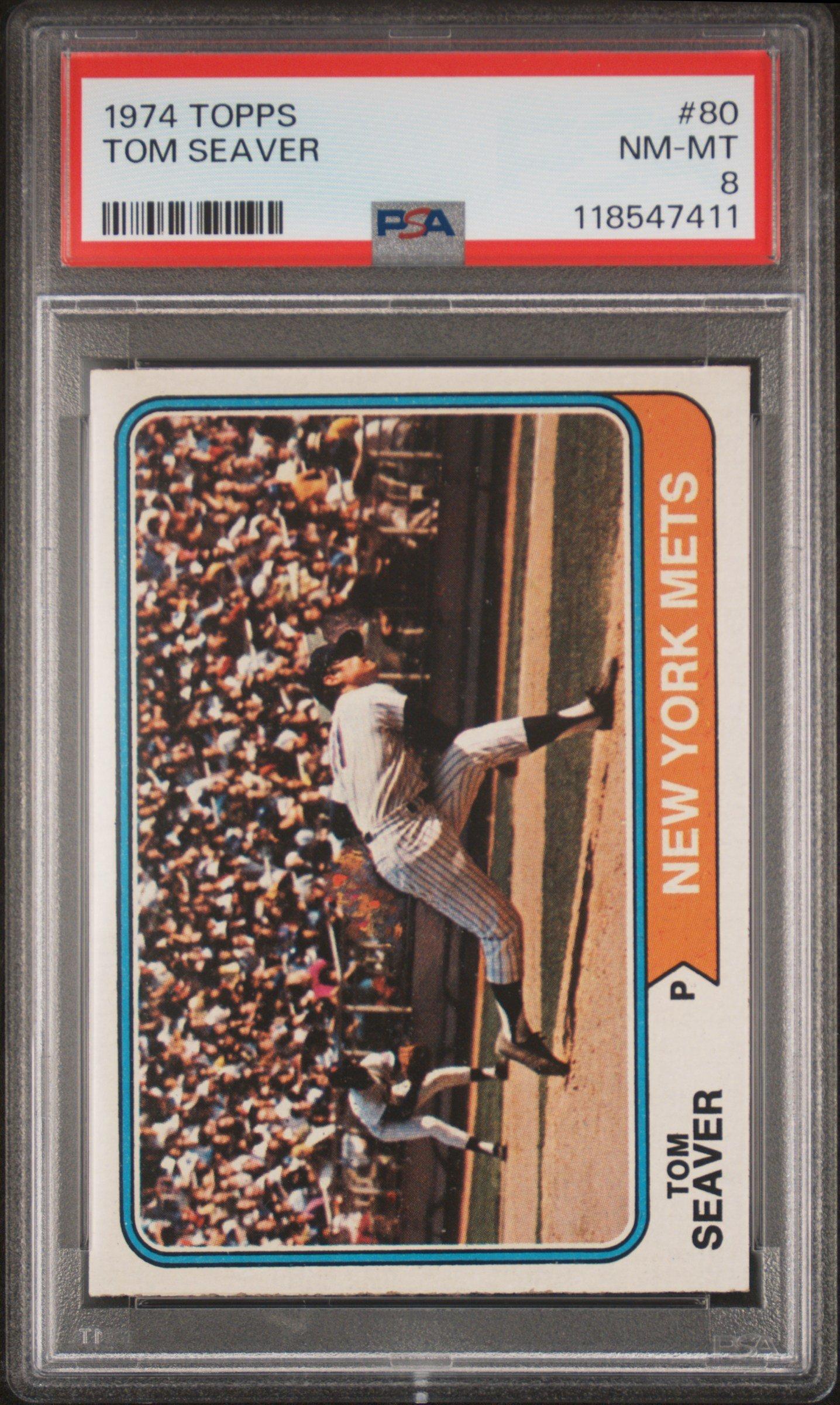 1974 Topps 80 Tom Seaver PSA 8