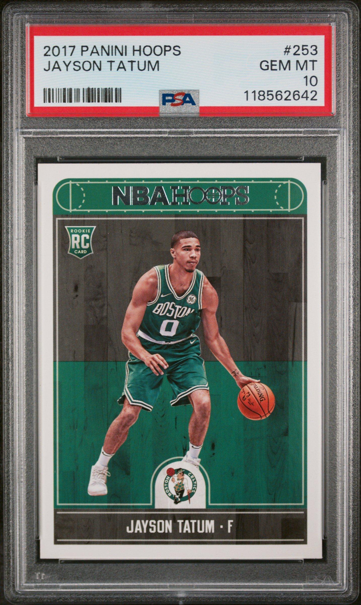 2017 Panini Hoops 253 Jayson Tatum PSA