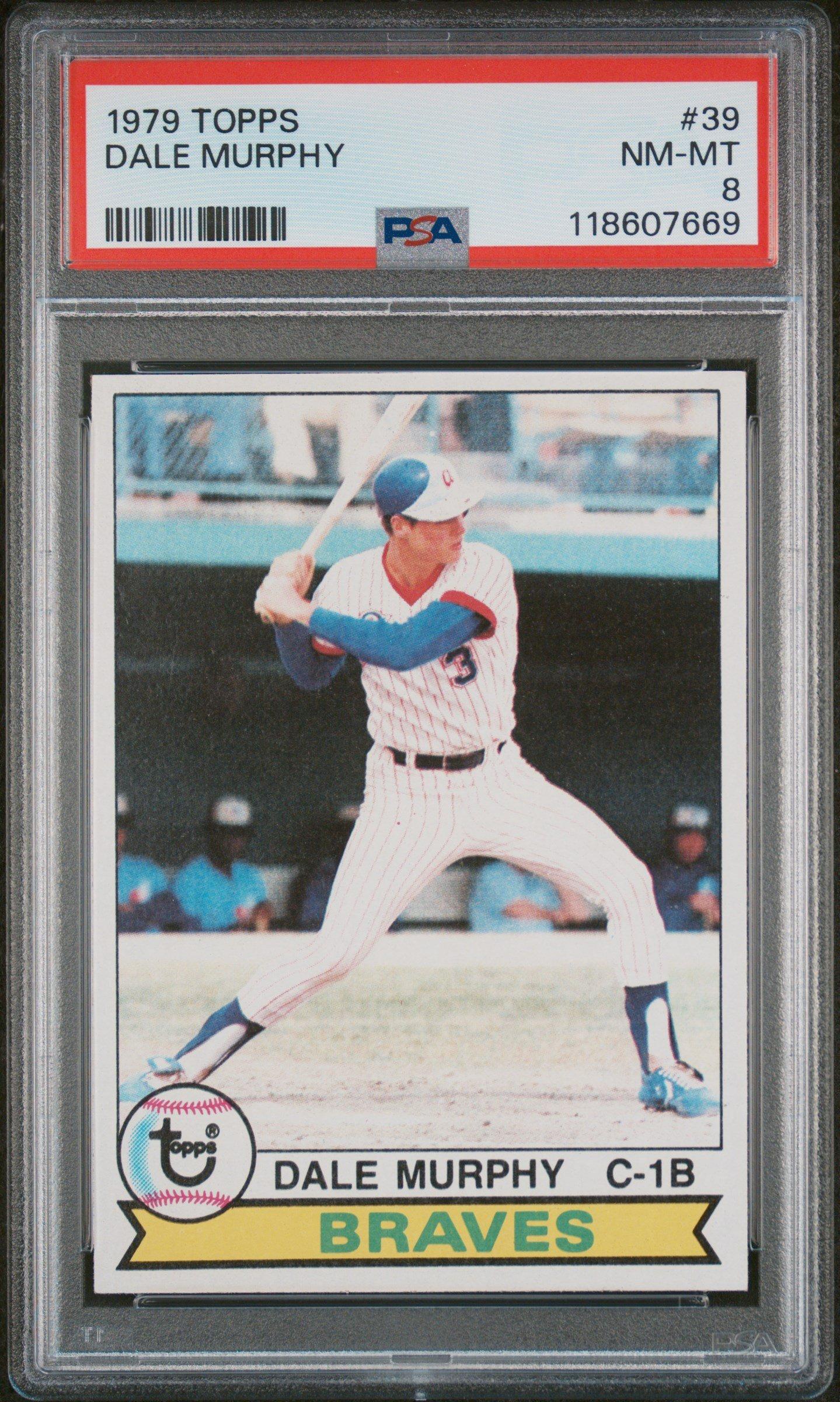 1979 Topps 39 Dale Murphy PSA 8