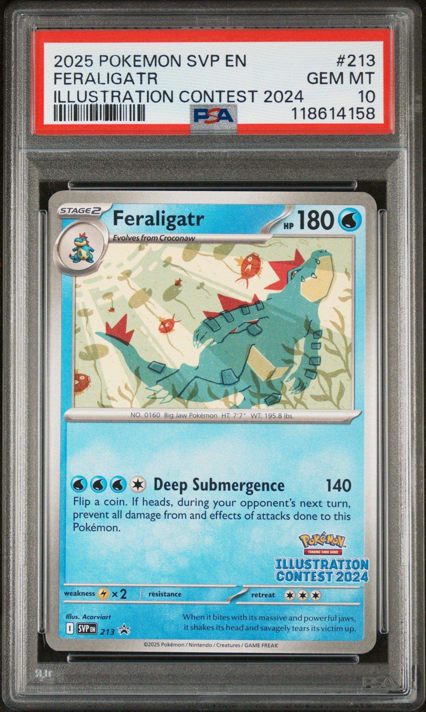 2025 Pokemon Svp En-sv Black Star Promo 213 Feraligatr