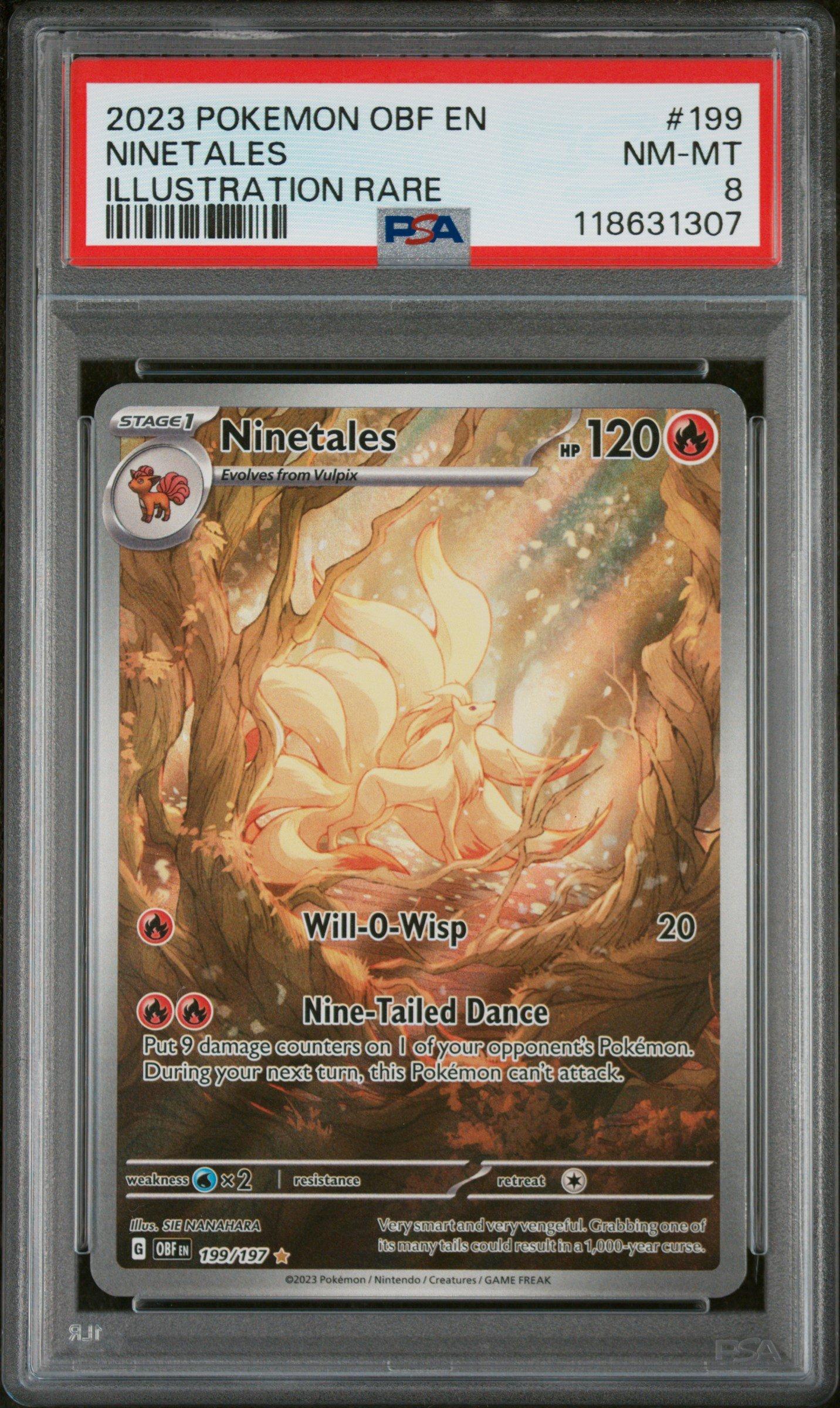 2023 Pokemon Obf En-obsidian Flames 199 Ninetales Illustration
