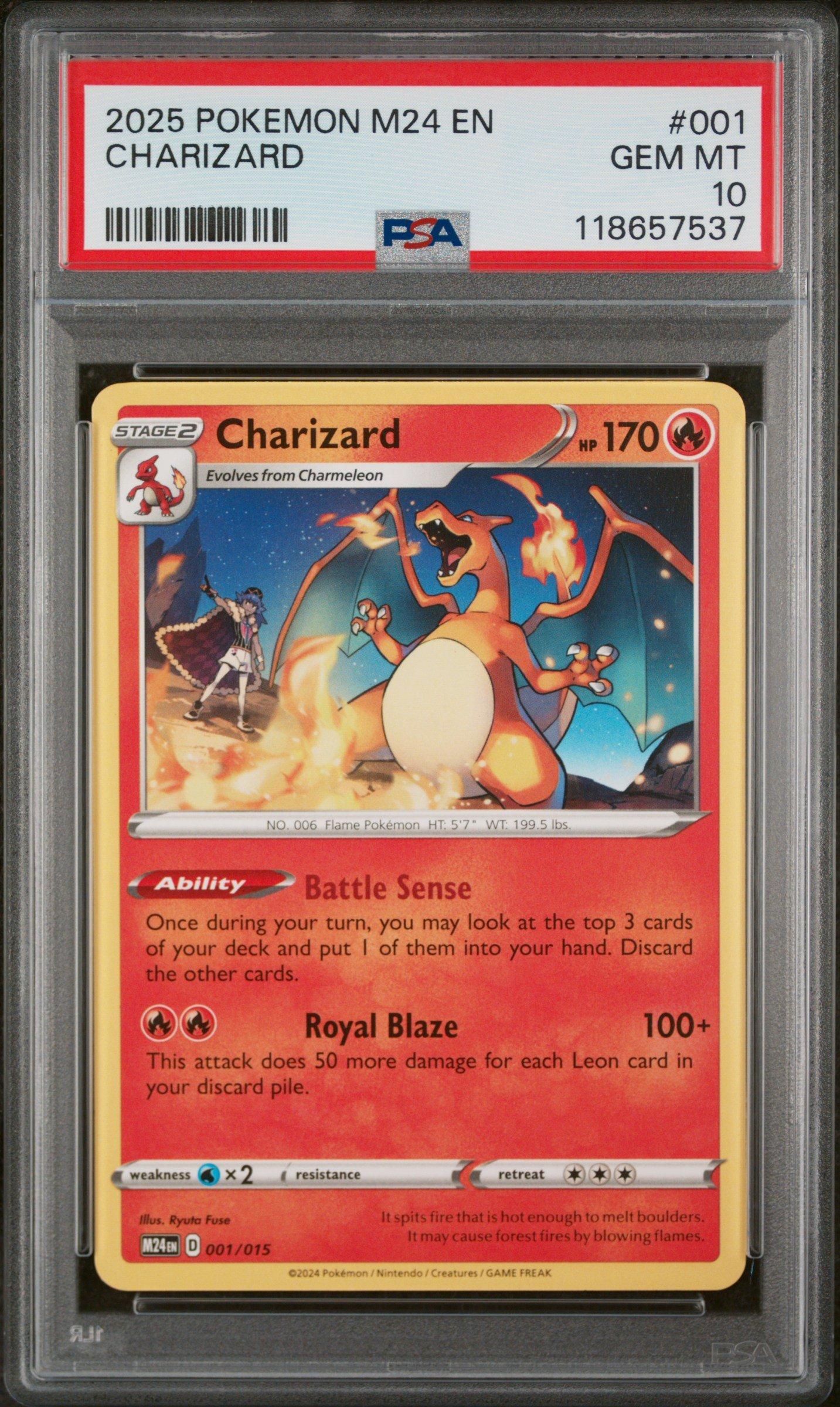 2025 Pokemon M24 En-mcdonald's Collection 001 Charizard PSA