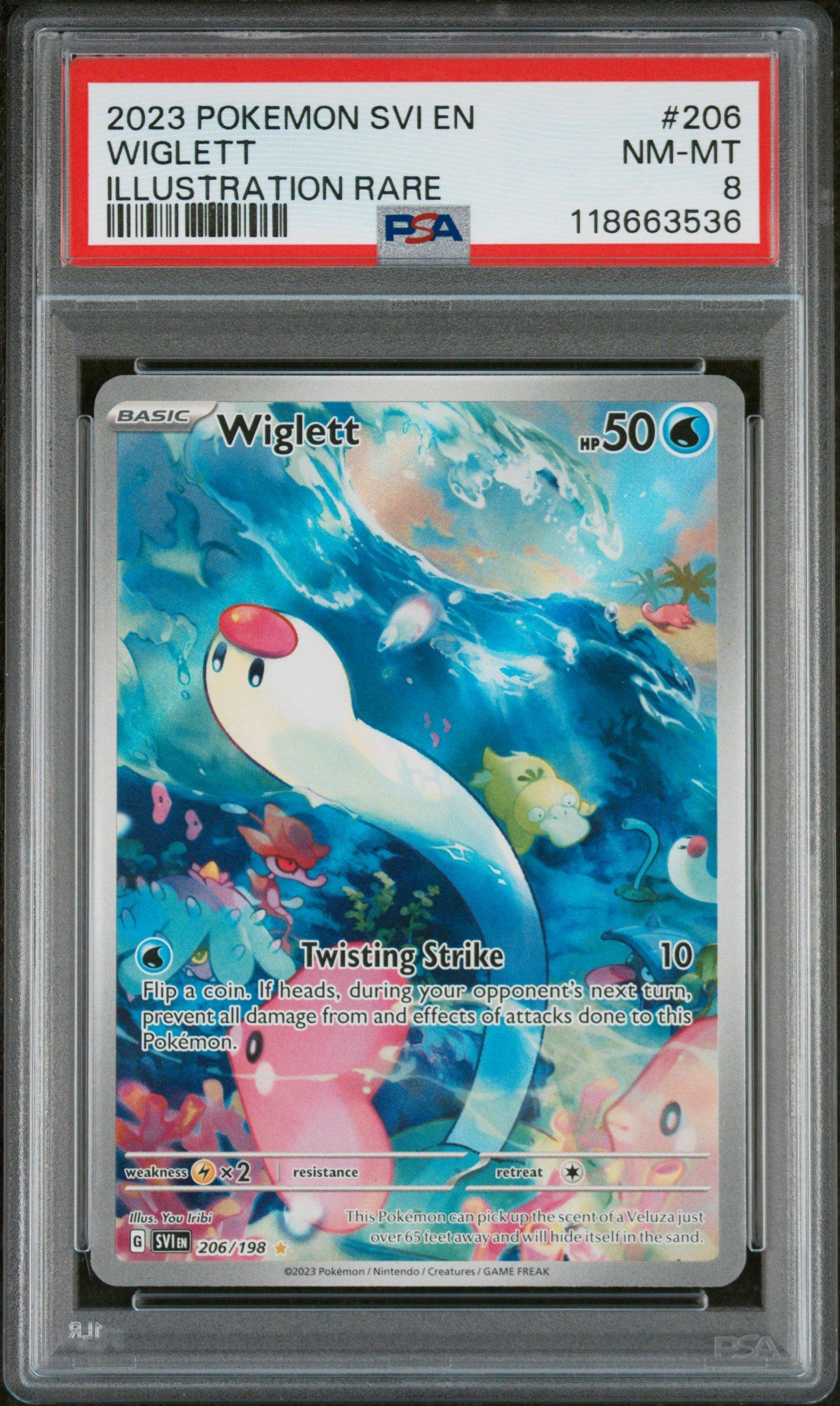 2023 ポケモンカード Wiglett ART RARE 2023 Pokemon Svi En-scarlet & Violet 206 Wiglett Illustration Rare