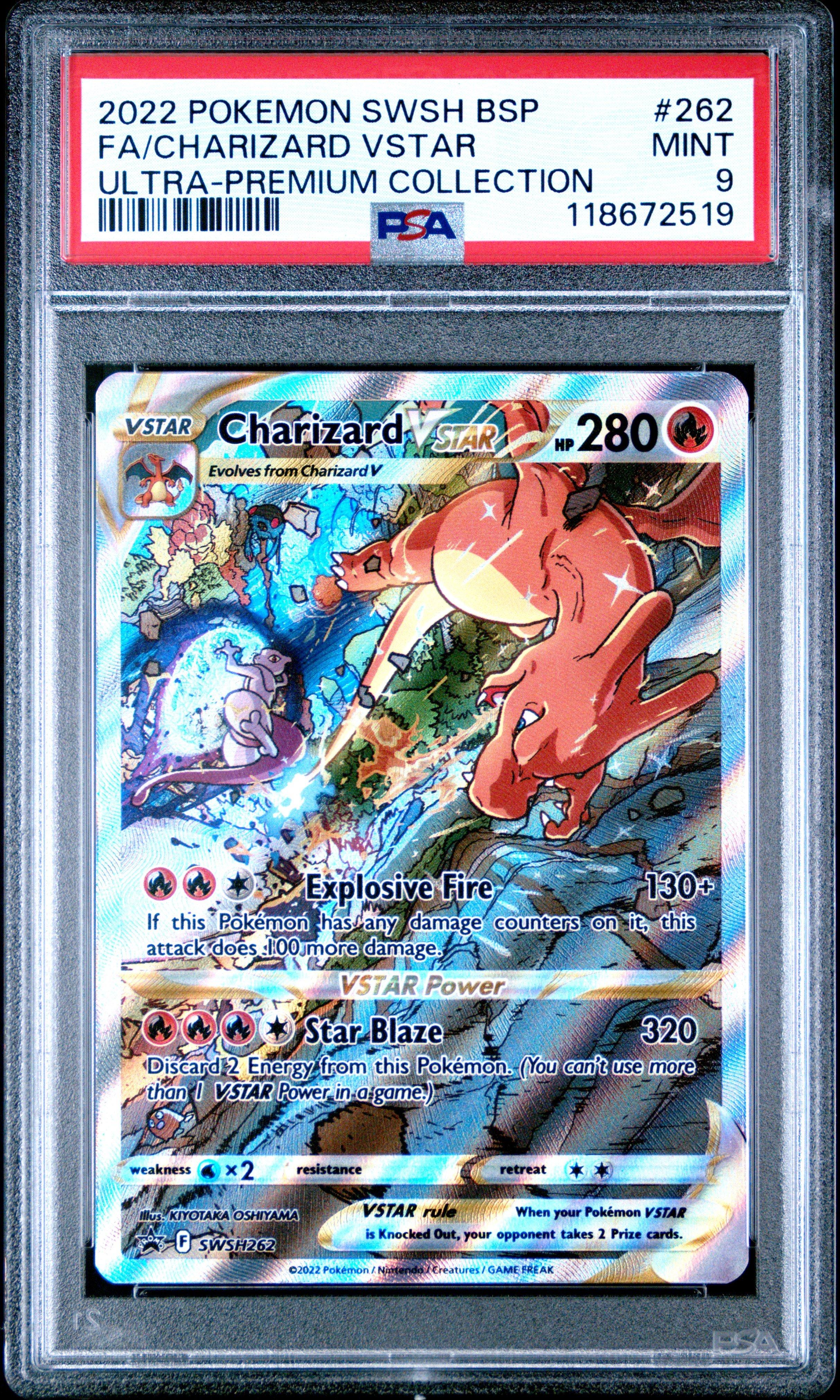 pokemon charizard v star card Charizard VSTAR SWSH262