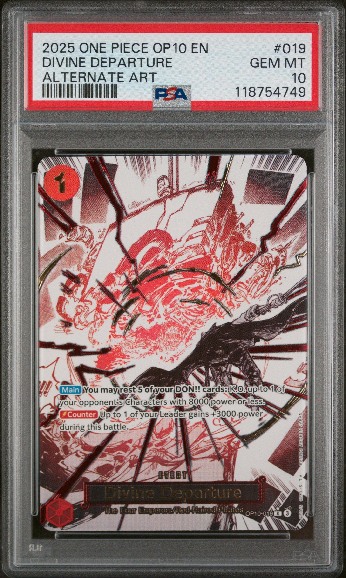 【最終値下げ】バーヴァン・シー テリトリー PSA10 2025 One Piece Op10-royal Blood 019 Divine Departure Alternate Art