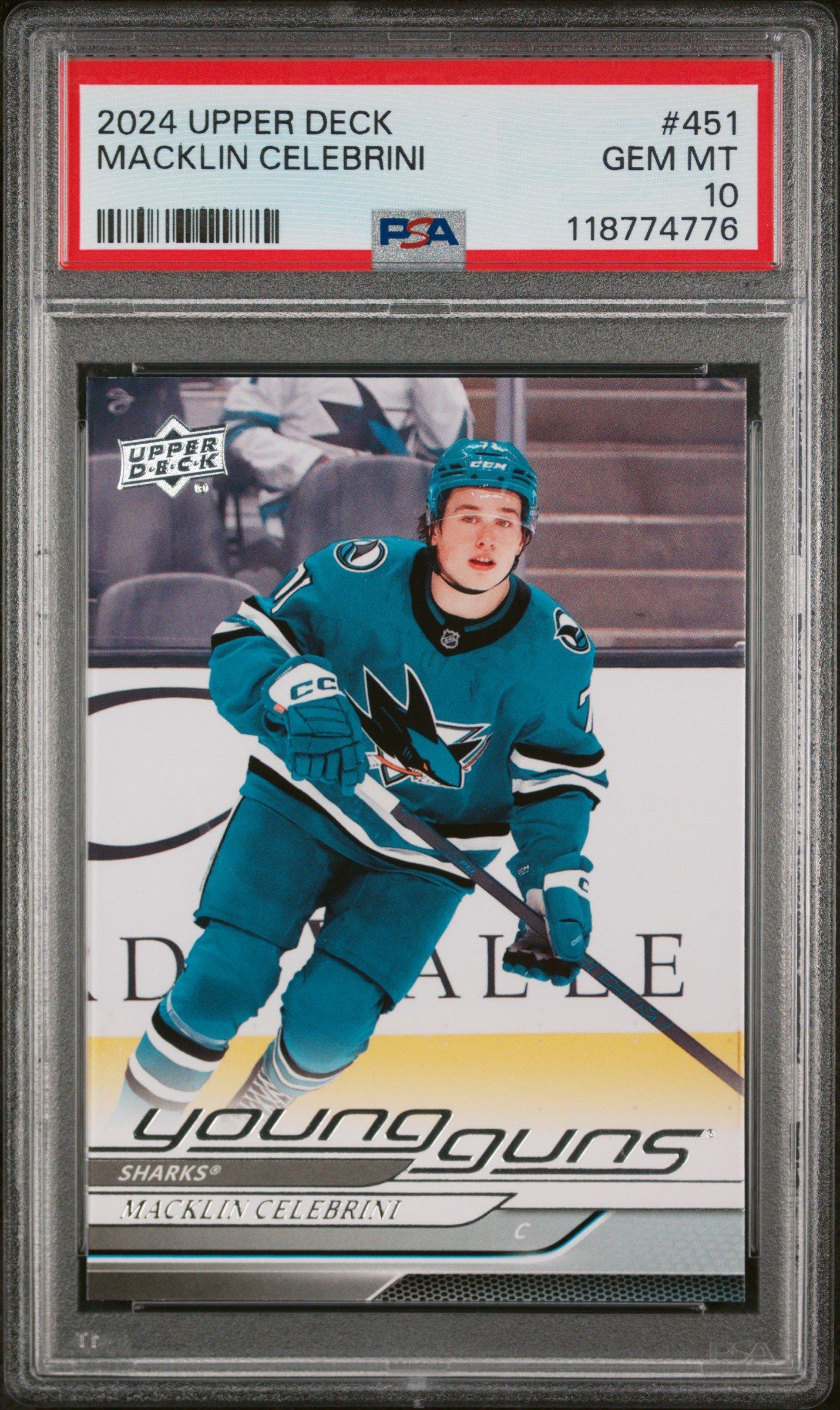 2024 Upper Deck 451 Macklin Celebrini PSA 10 | GameStop