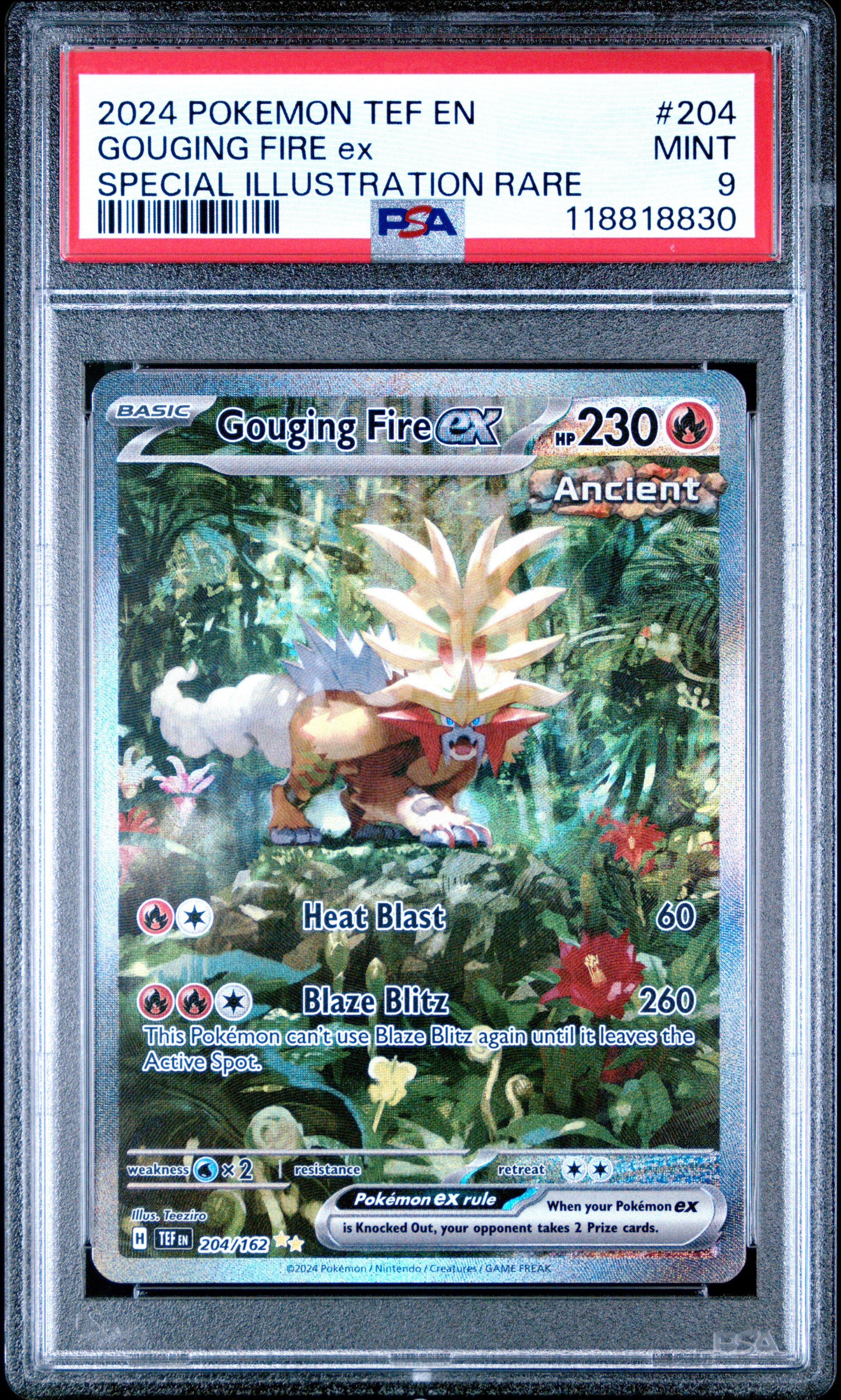 gouging fire pokemon card - Walking Wake Card Number / Rarity Pokemon Paradox Destinies Gouging Fire