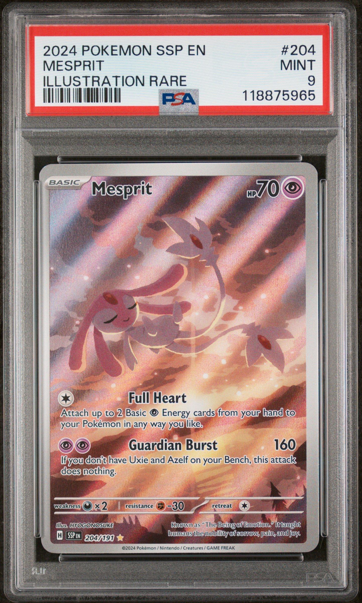 mesprit pokemon card Pokemon Mesprit 079/191 Regular Common Surging Sparks Psychic NM MLC